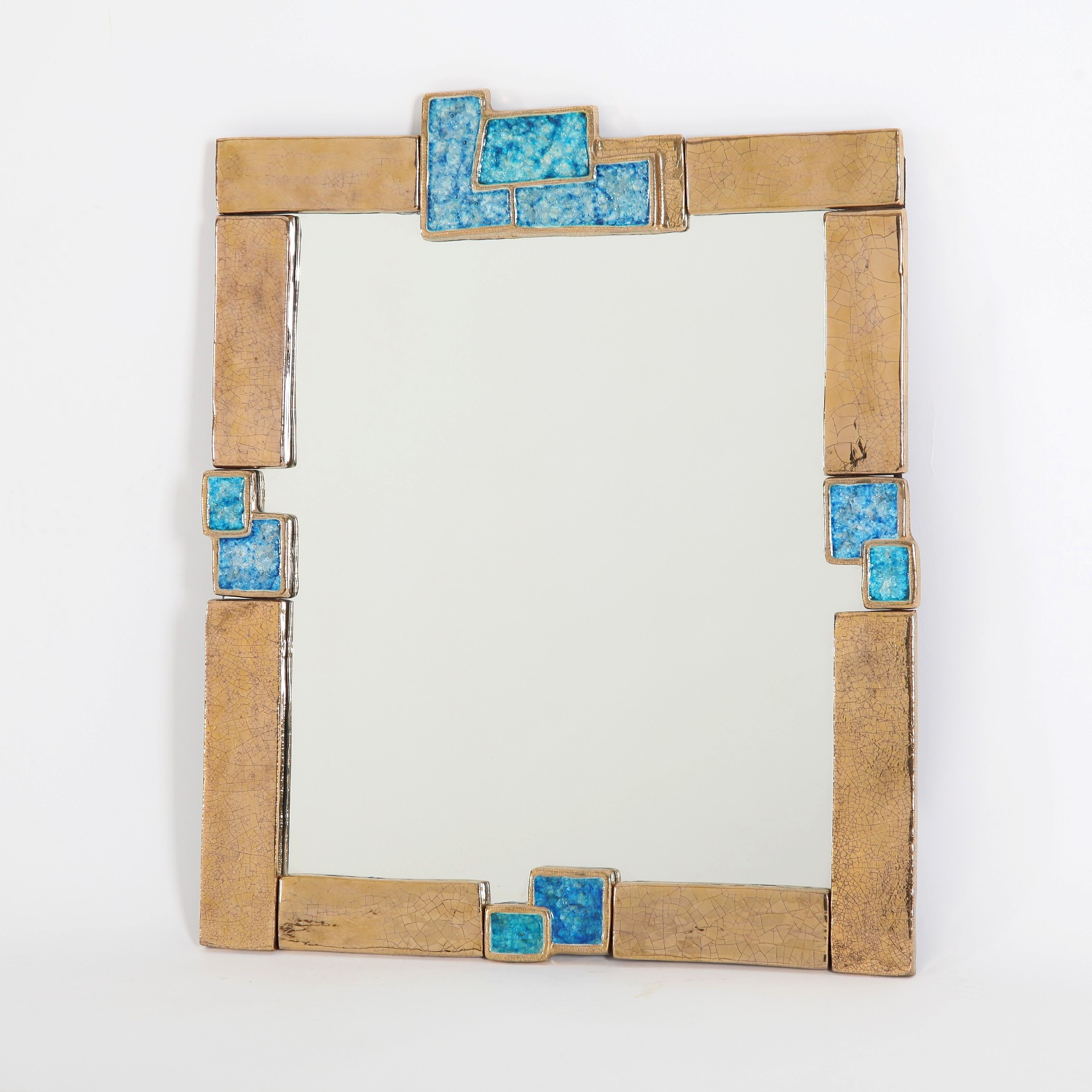 FRANÇOIS LEMBO. 1913-2013. Spegel, keramik, Frankrike 1960-tal.