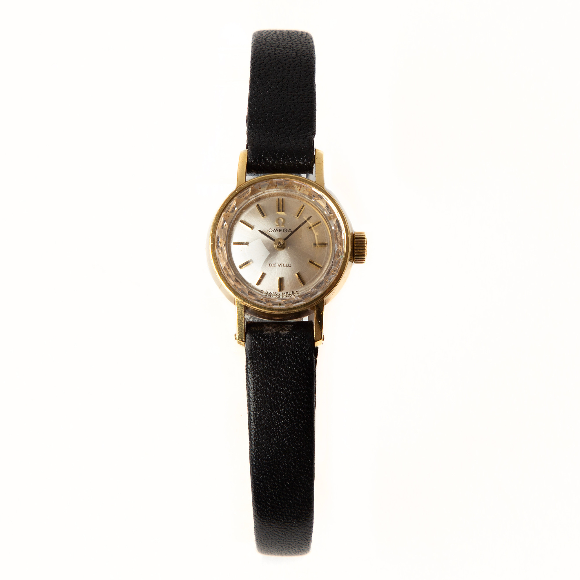OMEGA, De Ville, armbandsur, 17,5 mm, 18K guld, 1960-tal.