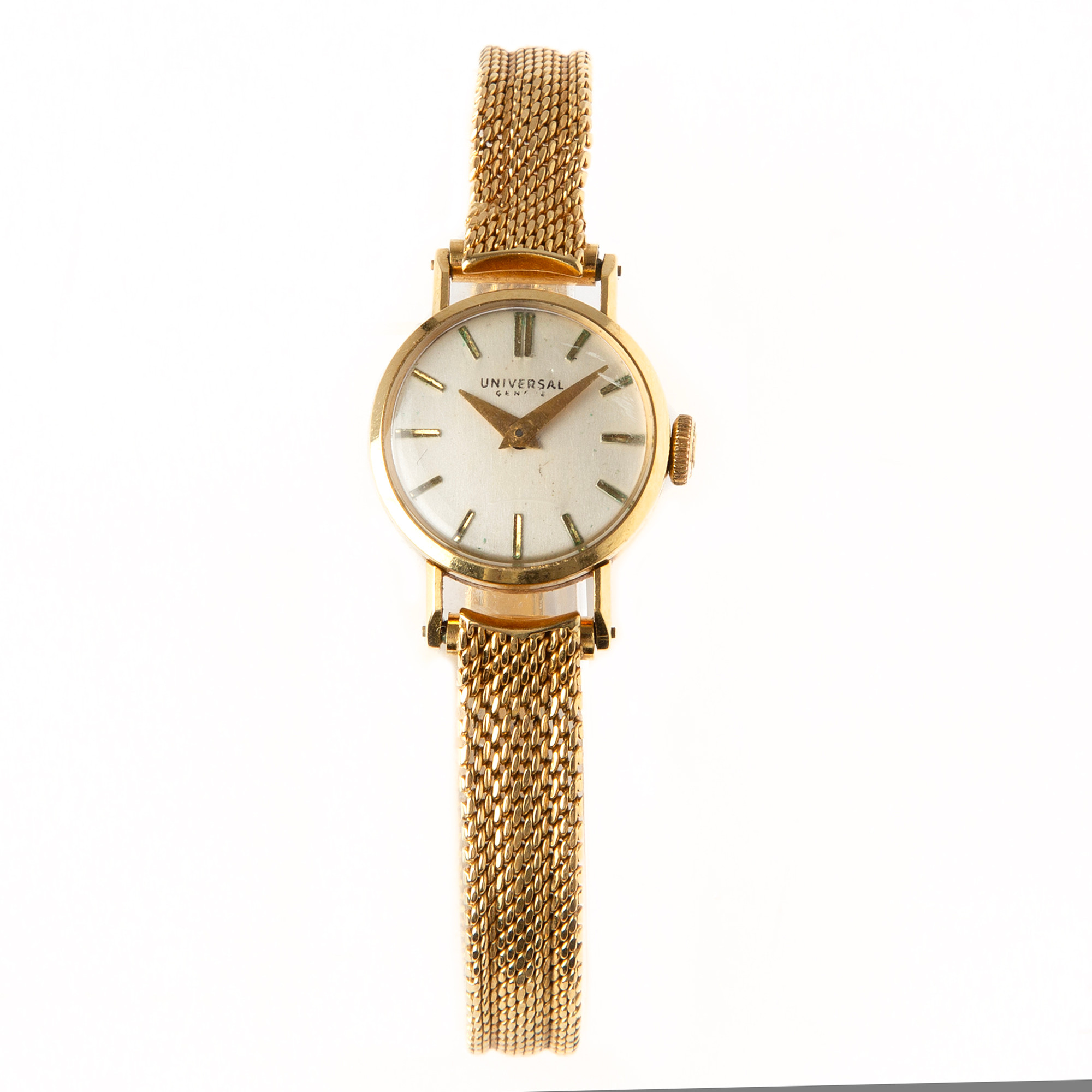 UNIVERSAL, armbandsur, 19 mm, 18K guld, 1950-tal.
