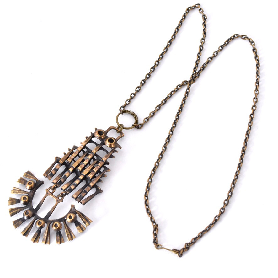 PENTTI SARPANEVA. hängsmycke, brons, 1960-70-tal.