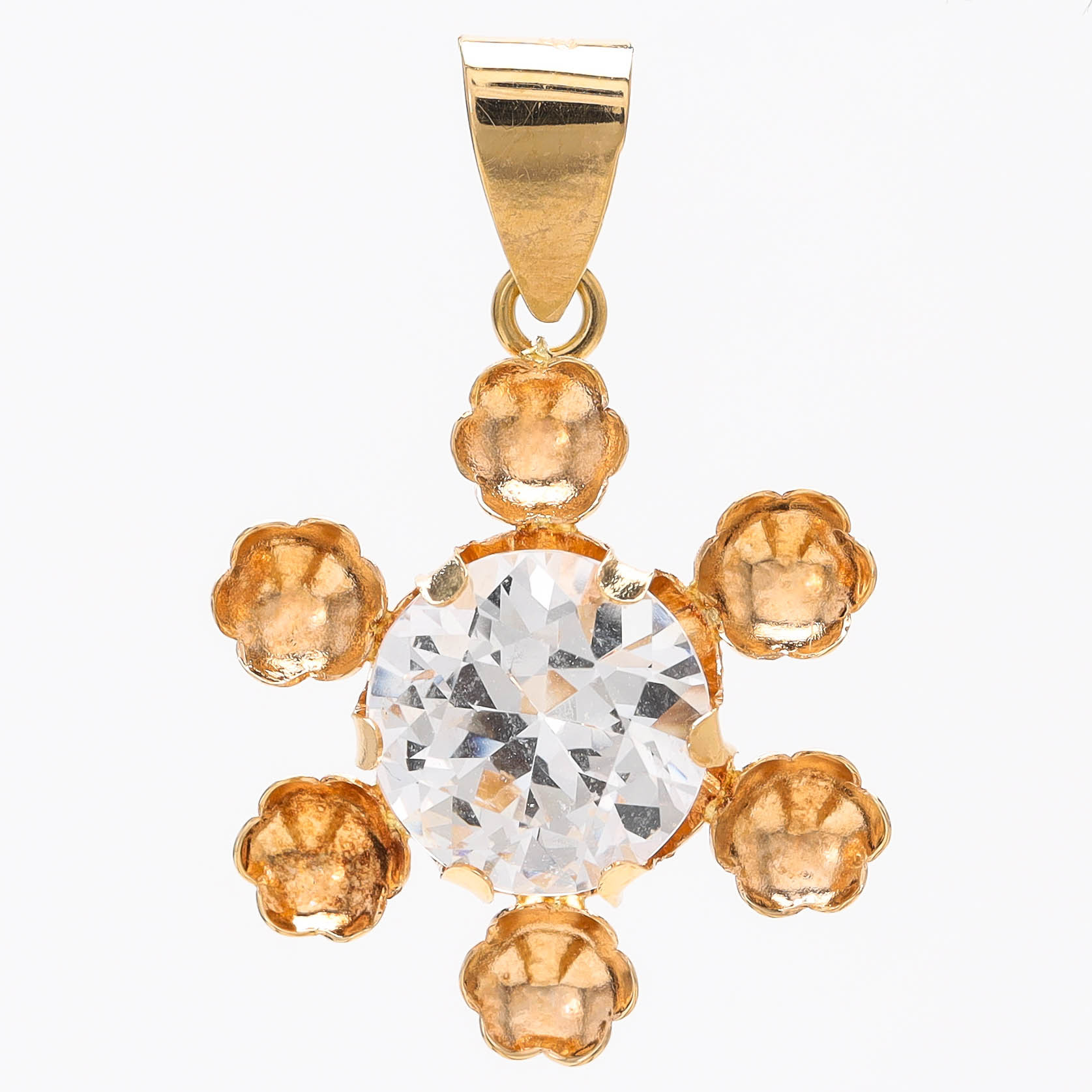 HÄNGE, 18 k guld, Bergmans, Arboga 1975.