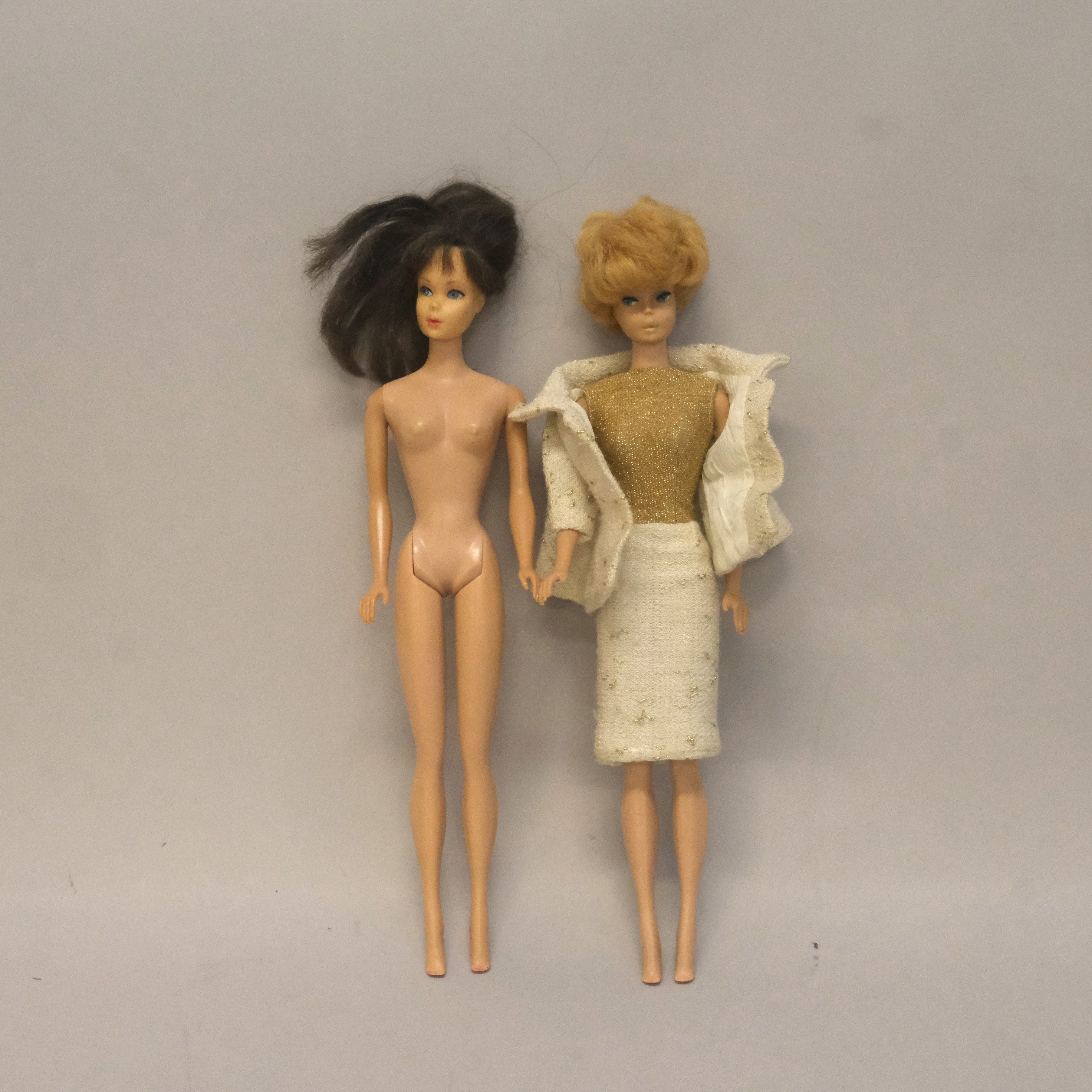 BARBIEDOCKOR, TVÅ STYCKEN, MATTEL.