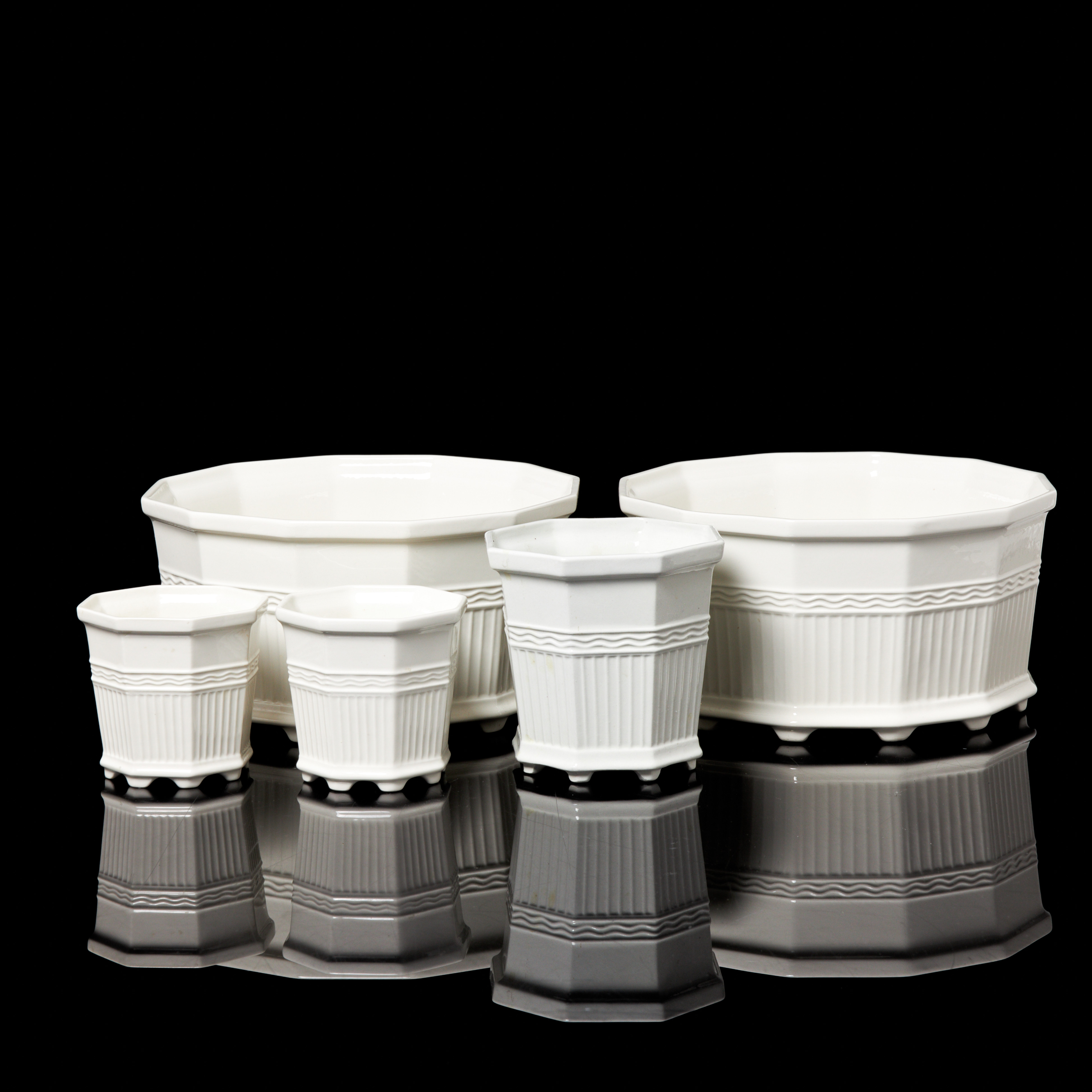 PRINS EUGEN. "Waldermarsuddekrukan", ytterfoder, 5 st., Gustavsberg.