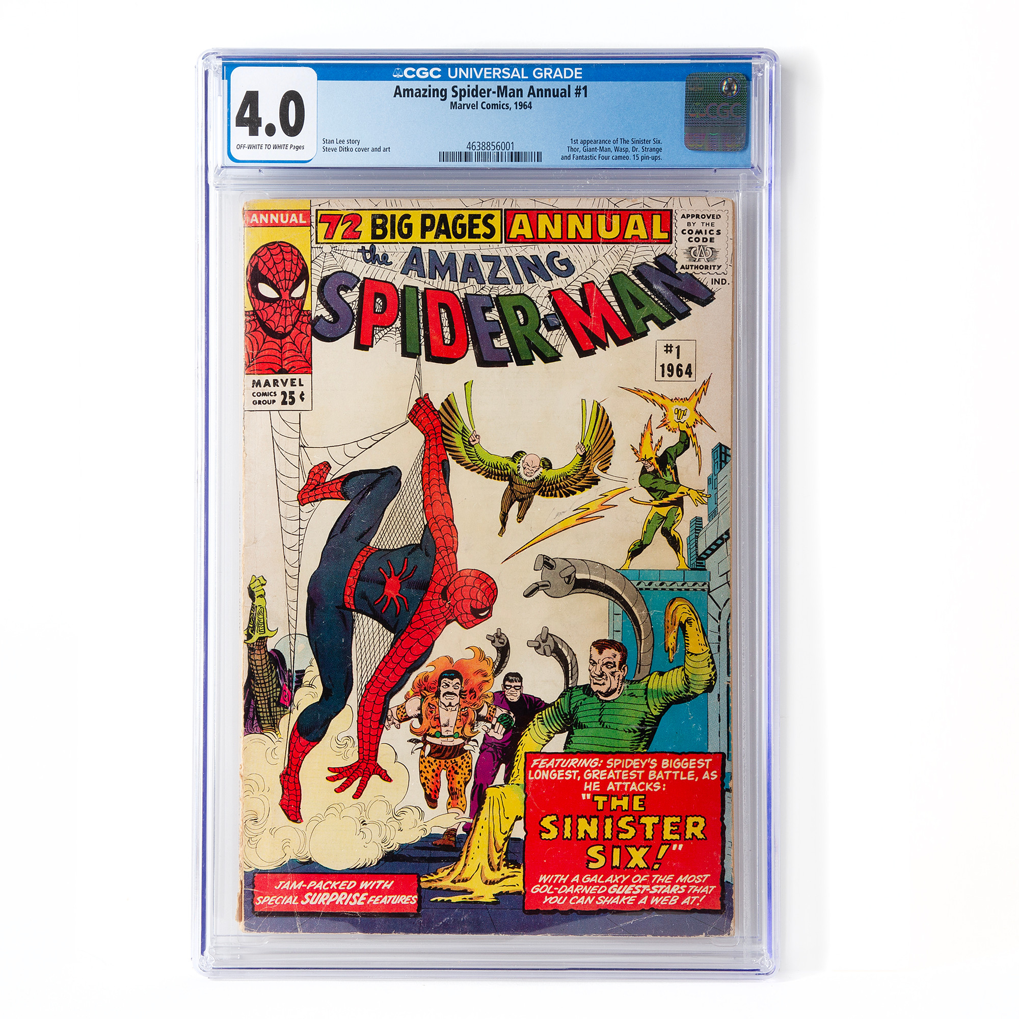SERIETIDNING, "The amazing Spider-Man Annual #1", Marvel Comics, 1964.