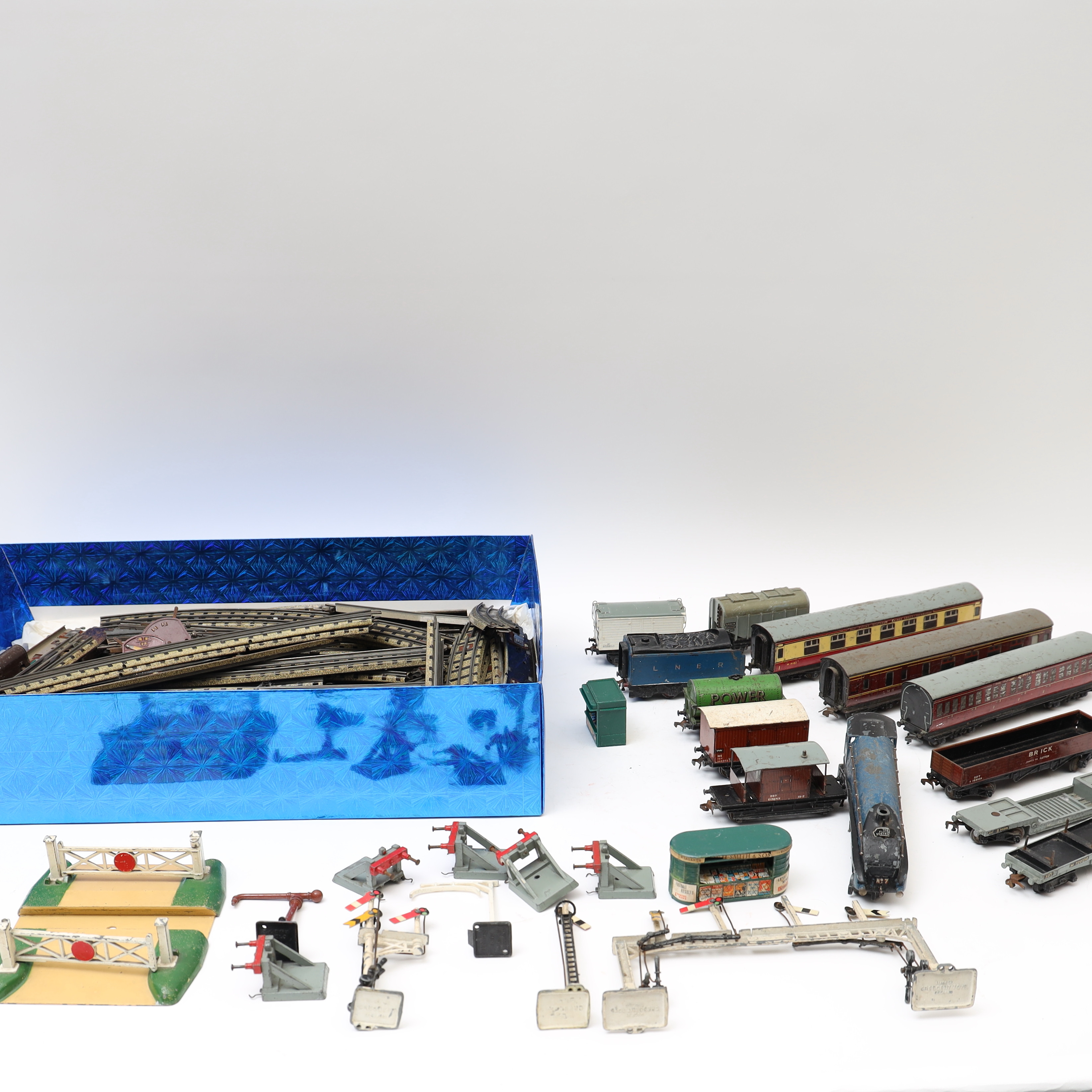 MODELLJÄRNVÄG, Hornby Dublo, Meccano, England, 1900-talets första hälft.