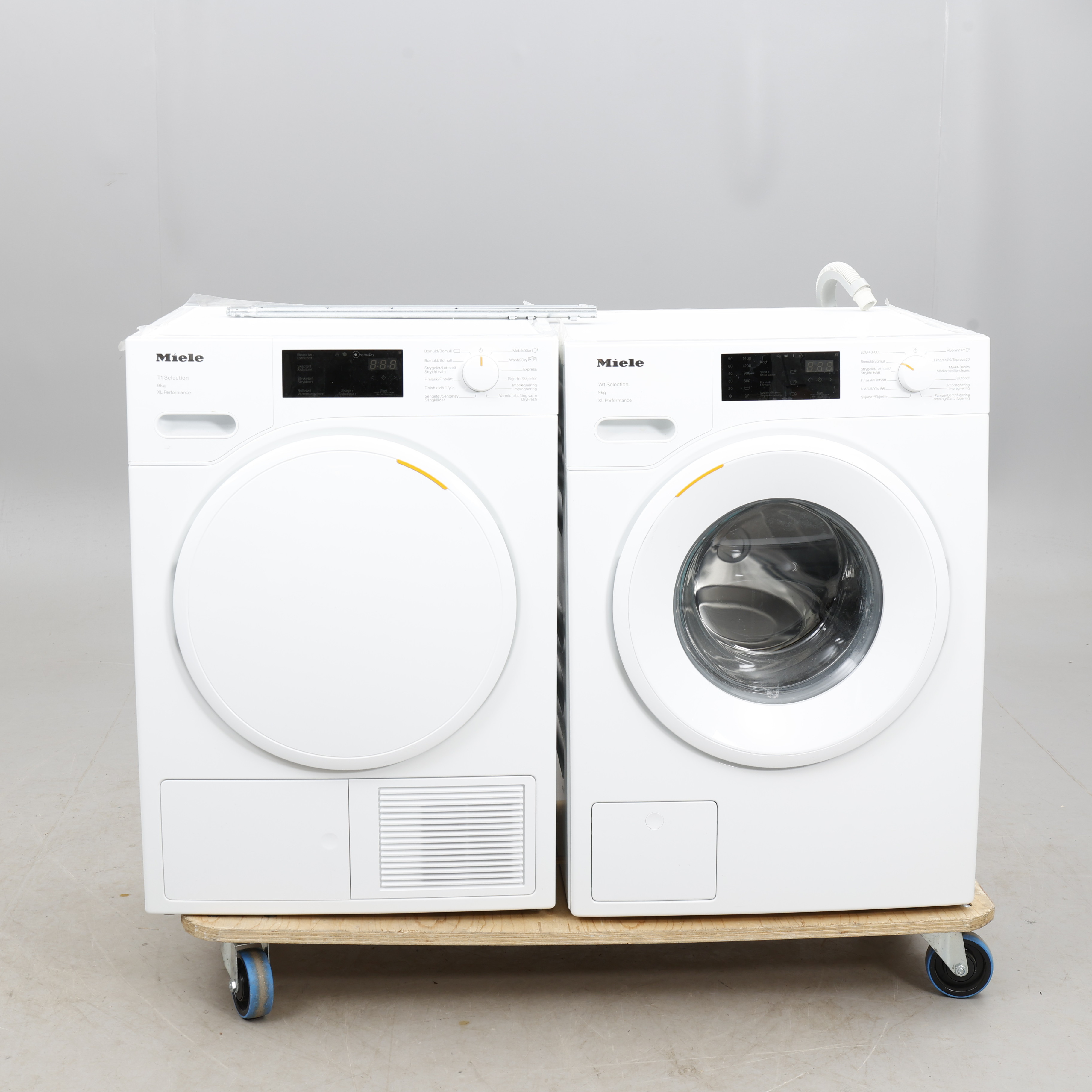 TVÄTTMASKIN/TORKTUMLARE, Miele, T1 Selection 9kg, Performance.