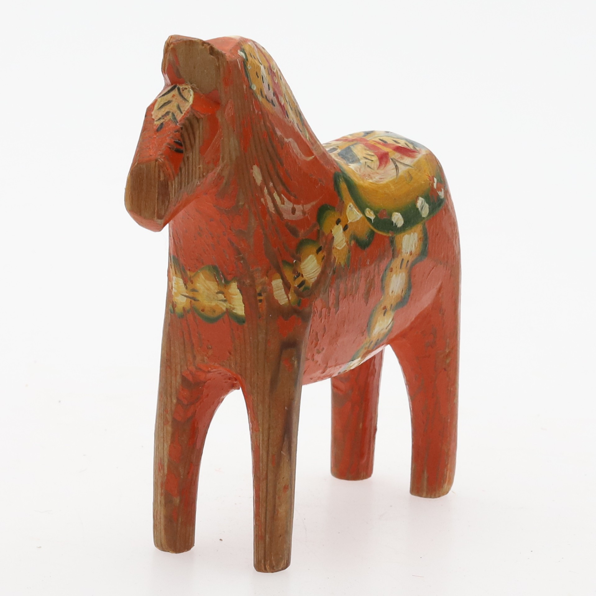 DALAHÄST. Handmålad från första halvan av 1900-talet.