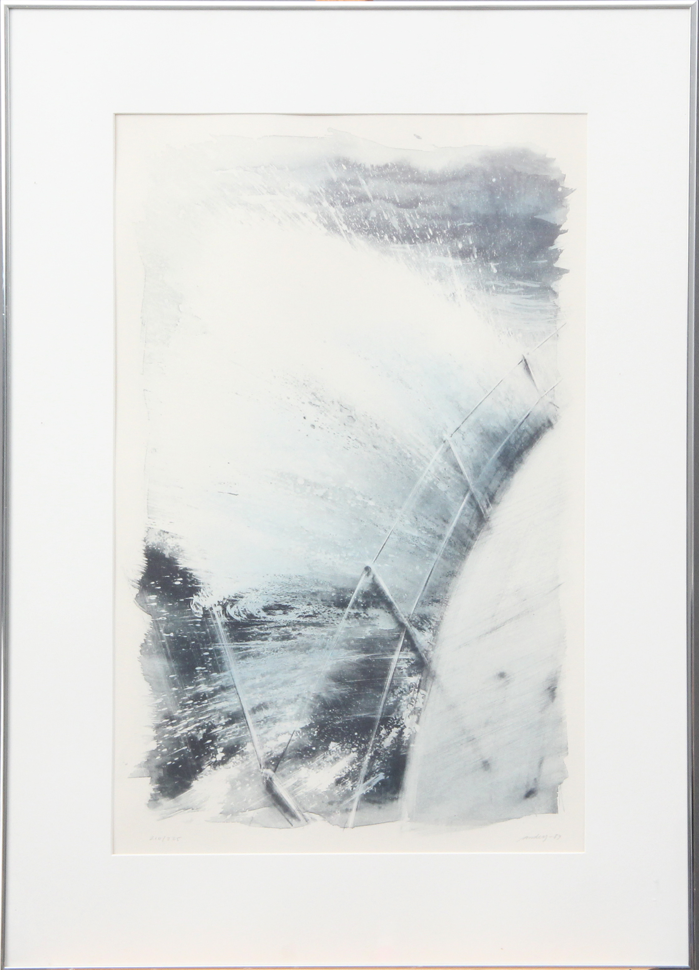 OIDENTIFIERAD KONSTNÄR. LITO, signerad, modern.