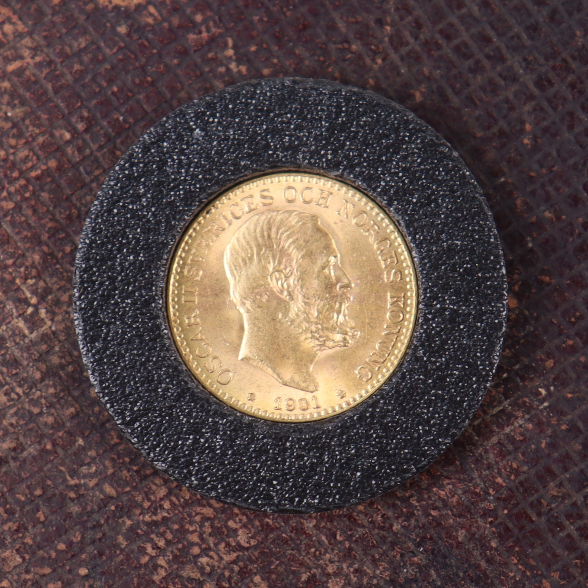 GULDMYNT, 10 Kronor, Sverige, 1901, 21,6k.