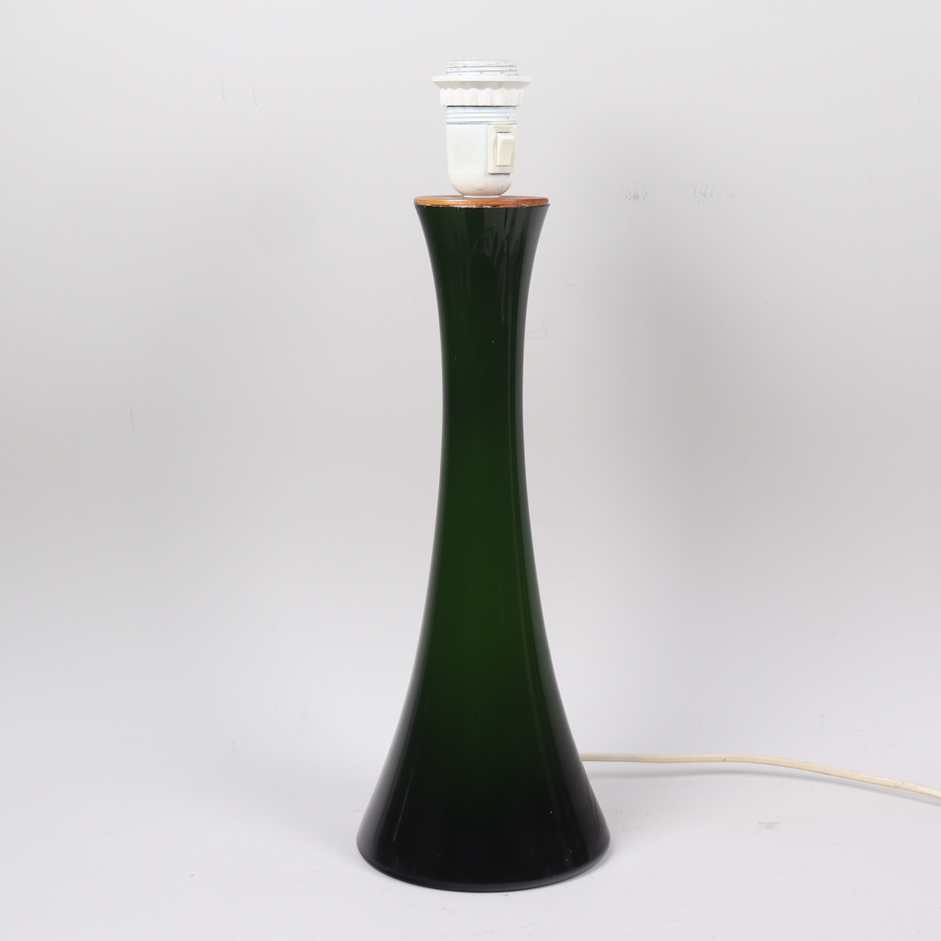 BERNDT NORDSTEDT. Bergboms, grönt glas med teakdetalj, 1960/70-tal.