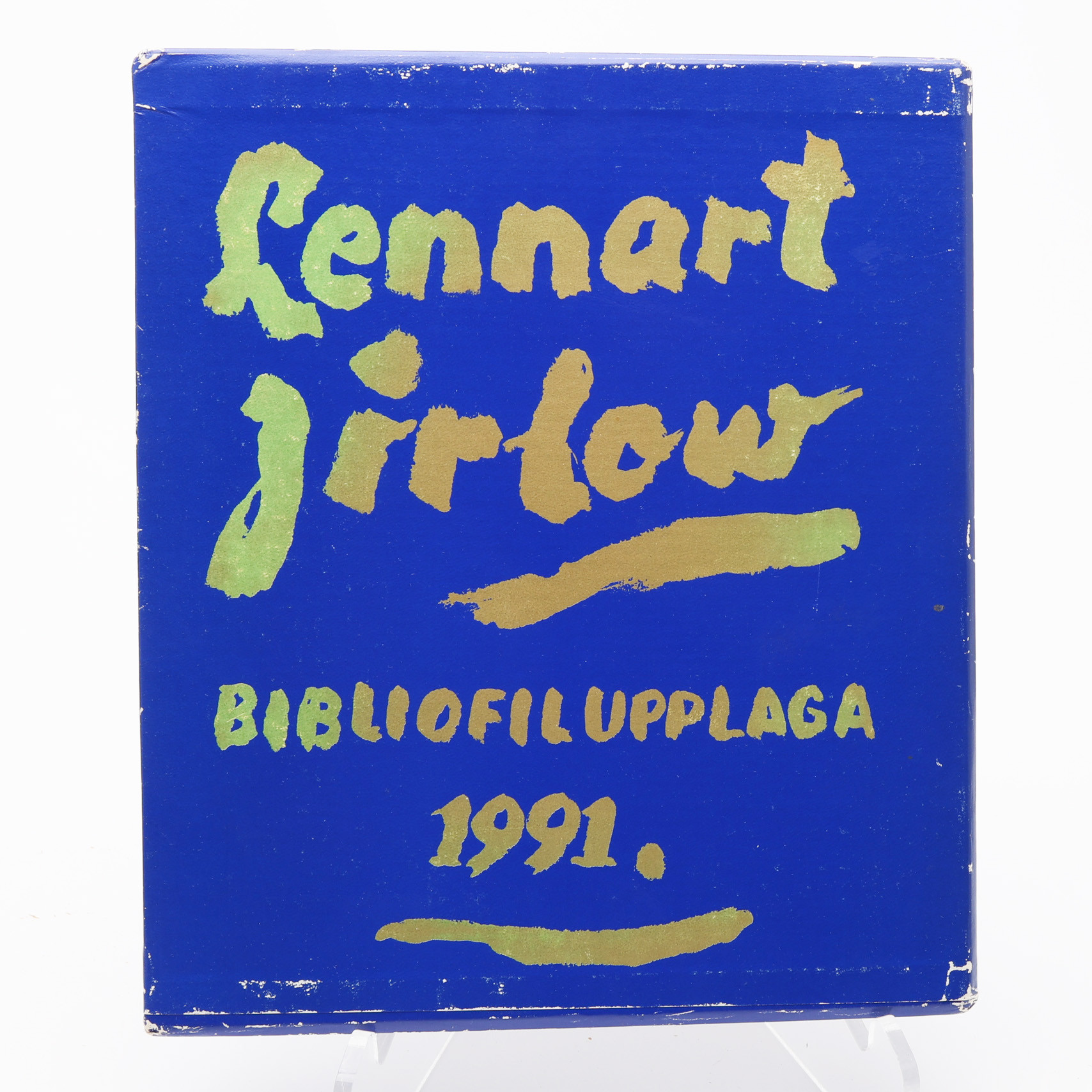 BIBLIOFILI. LENNART JIRLOW MÅLAREN - MOTIVEN MED NUMRERAD OCH SIGNERAD FÄRGLITOGRAFI - FÖNSTER I PROVENCE. NR. 122 AV 300 EXEMPLAR.