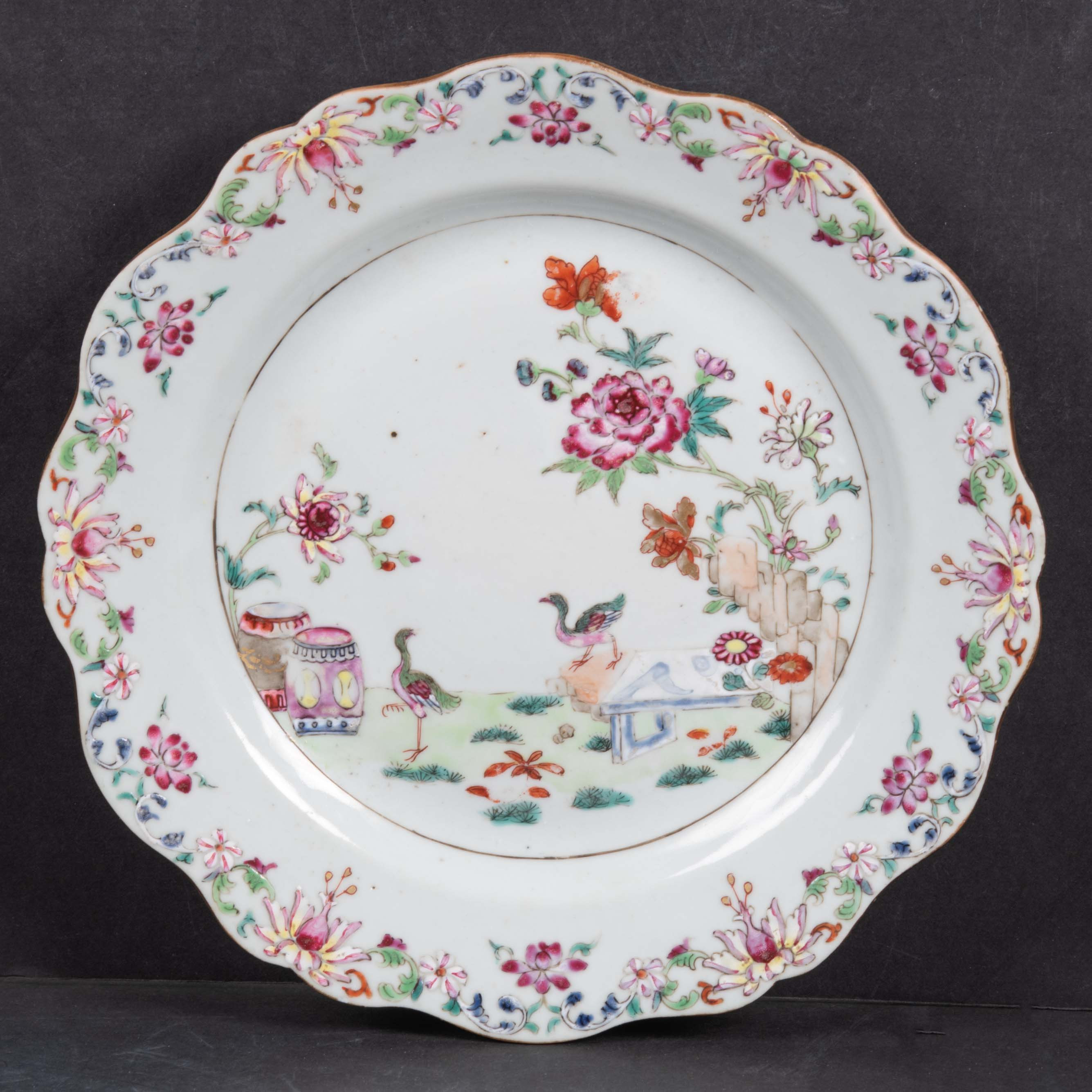 TALLRIK, Kina, Qianlong, 1700-tal.