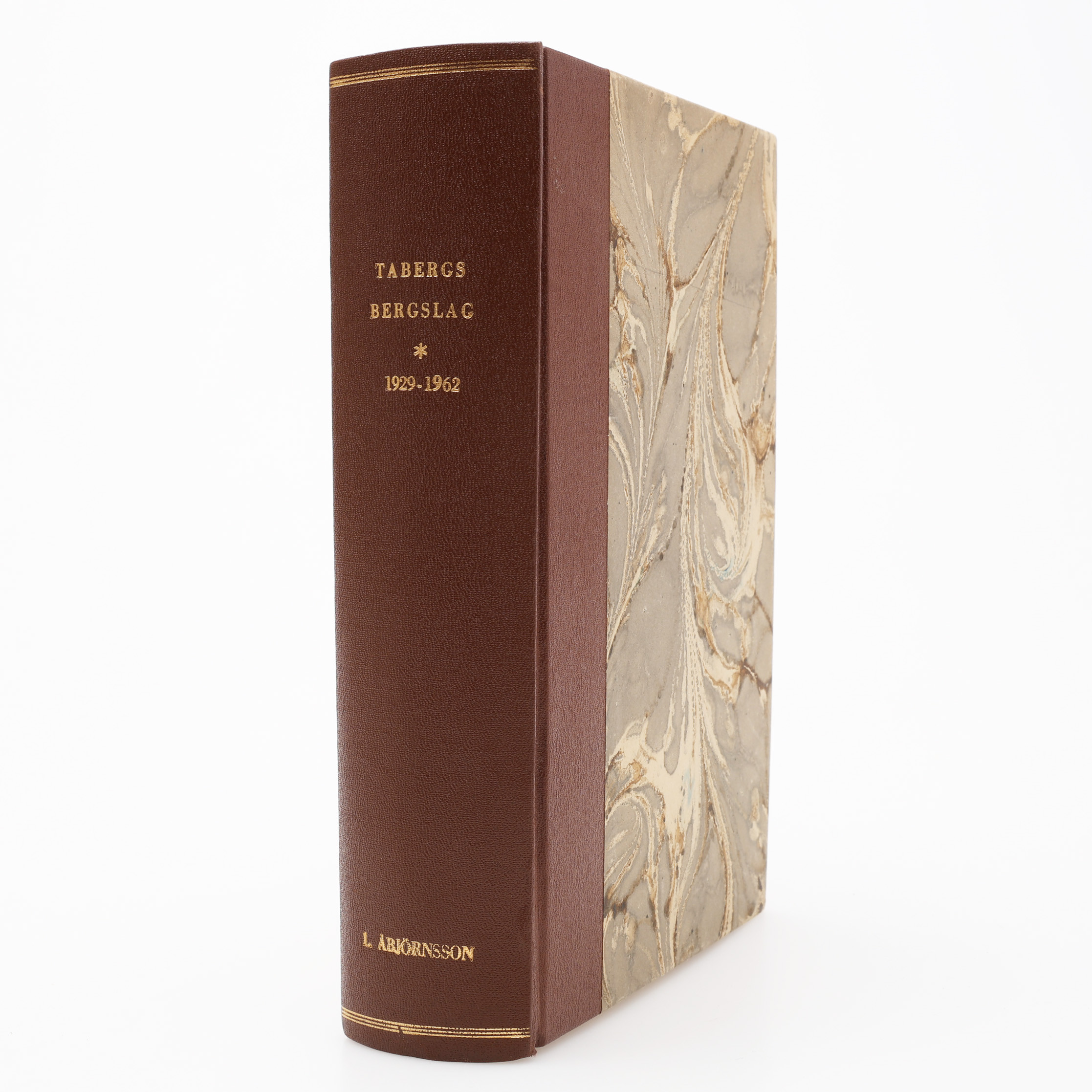 TOPOGRAFI/SMÅLAND. HEMBYGDSPUBLIKATIONEN TABERGS BERGSLAG I-VIII FRÅN 1929- 1962.