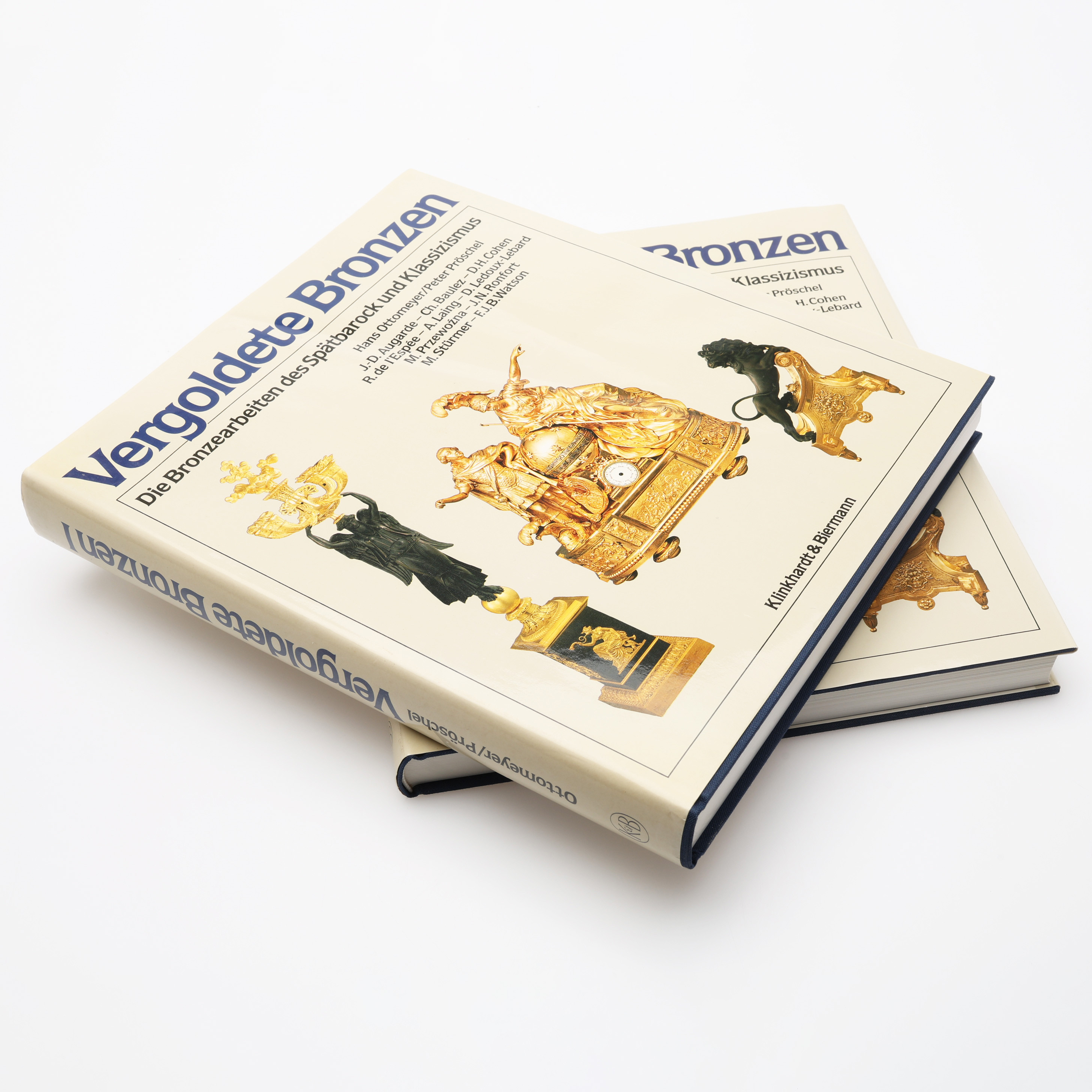 BRONSER. VERGOLDETE BRONZEN (I-II). DIE BRONZEN DES SPÄTBAROCK UND KLASSIZISMUS 1986 MED ÖVER 4000 OBJEKT AVBILDADE.