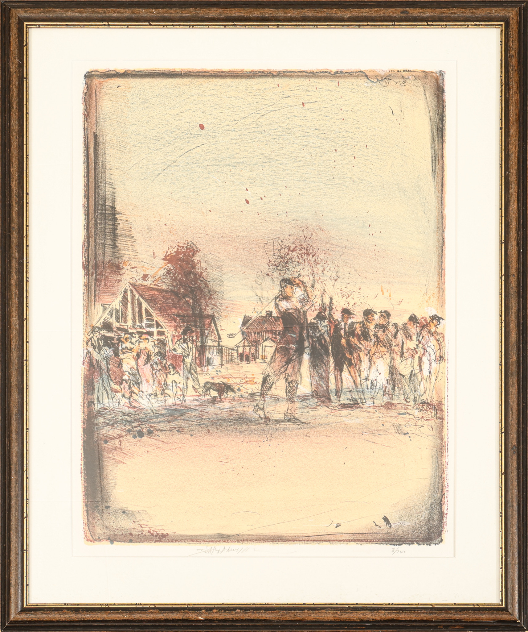 BO ÅKE ADAMSSON. Litografi, signerad, numrerad 3/260.