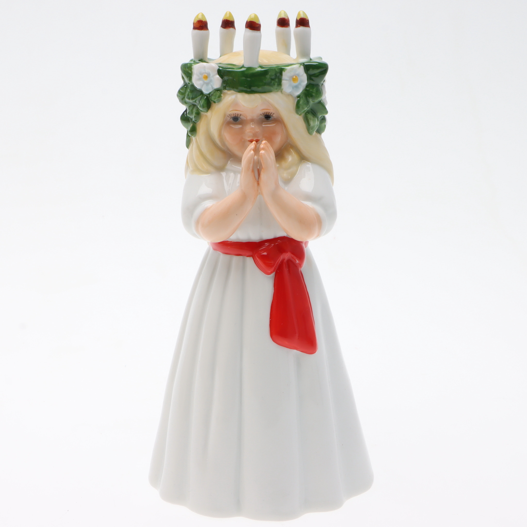 JENNY NYSTRÖM. Efter. Lucia, porslin, Kalmar Läns Museum, 1900-tal.