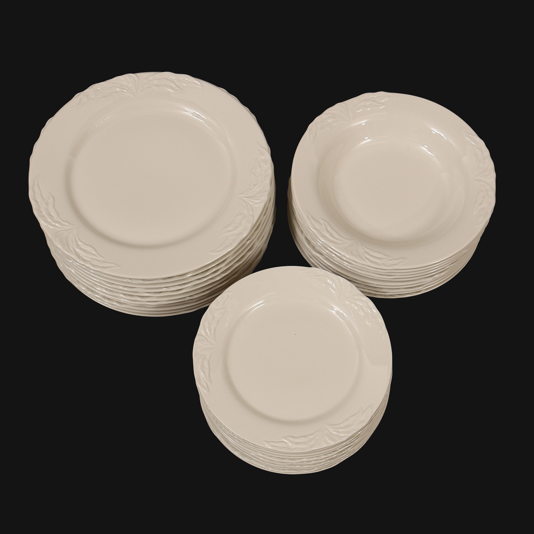 MATSERVISDELAR, porslin, "Foglia" Villeroy Boch.