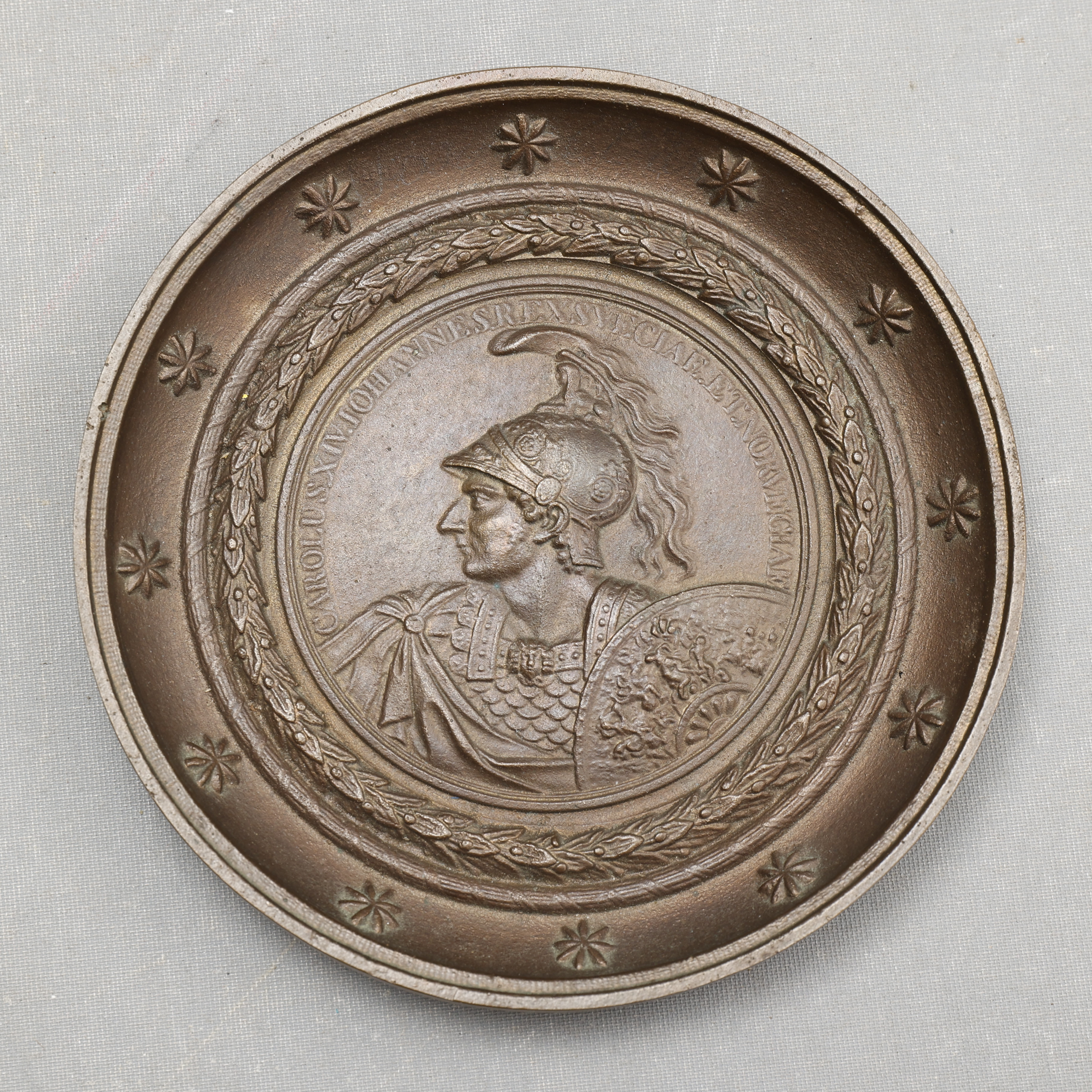 MEDALJONG, Finspångs bruik, 1800-talets första hälft, kung Karl XIV.