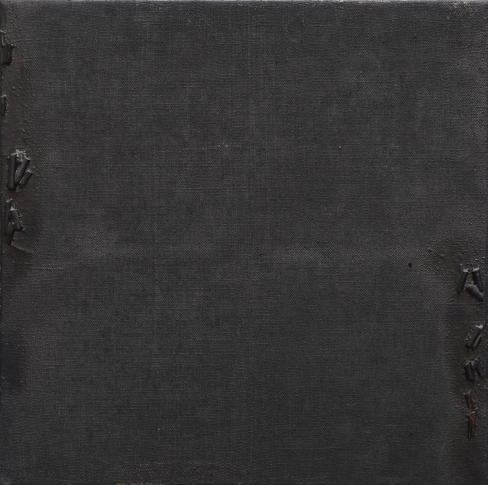 HYUN-SOO CHOI (FÖDD 1953). KOMPOSITION I SVART.