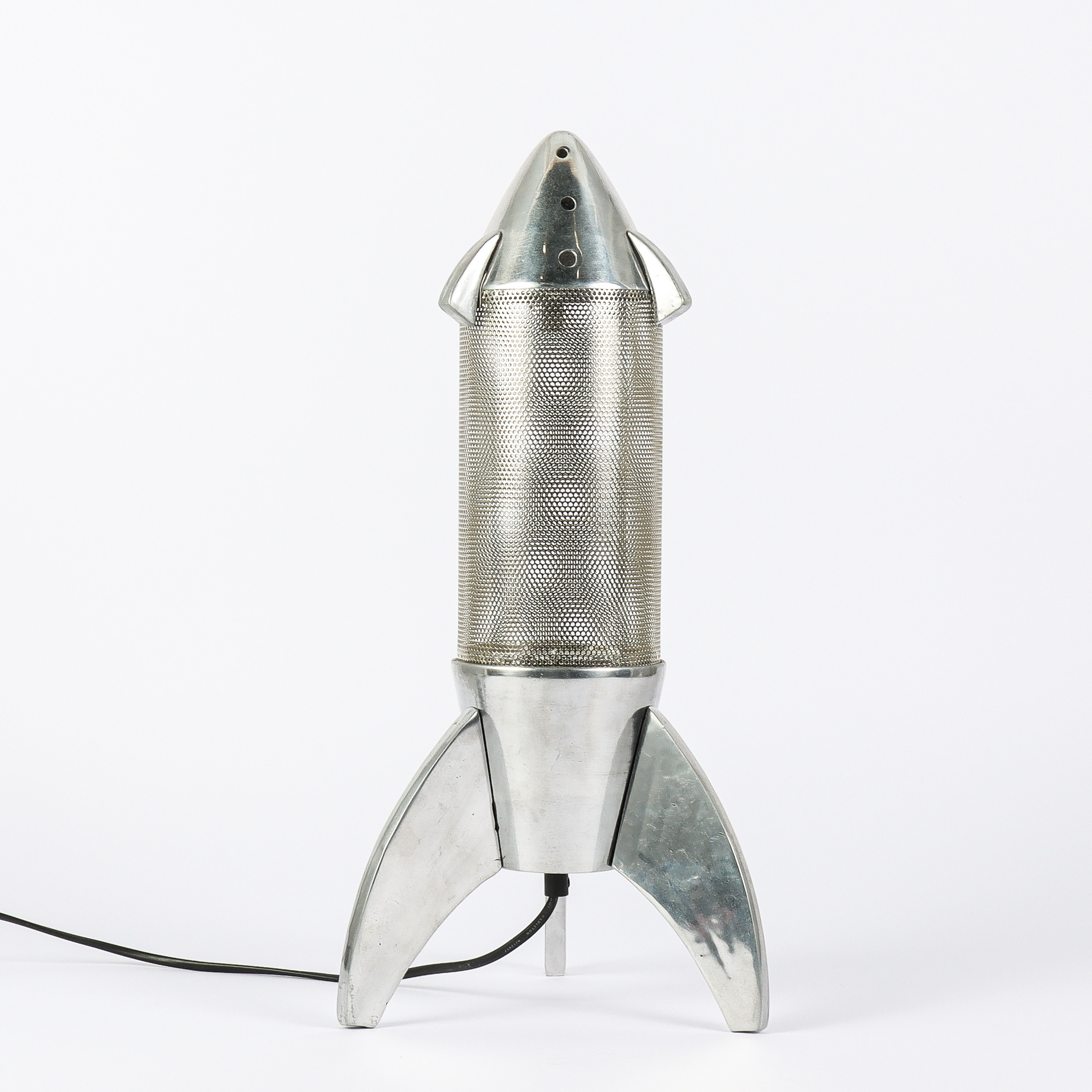 BORDSLAMPA "Raket", metall, 1900-talets senare del.