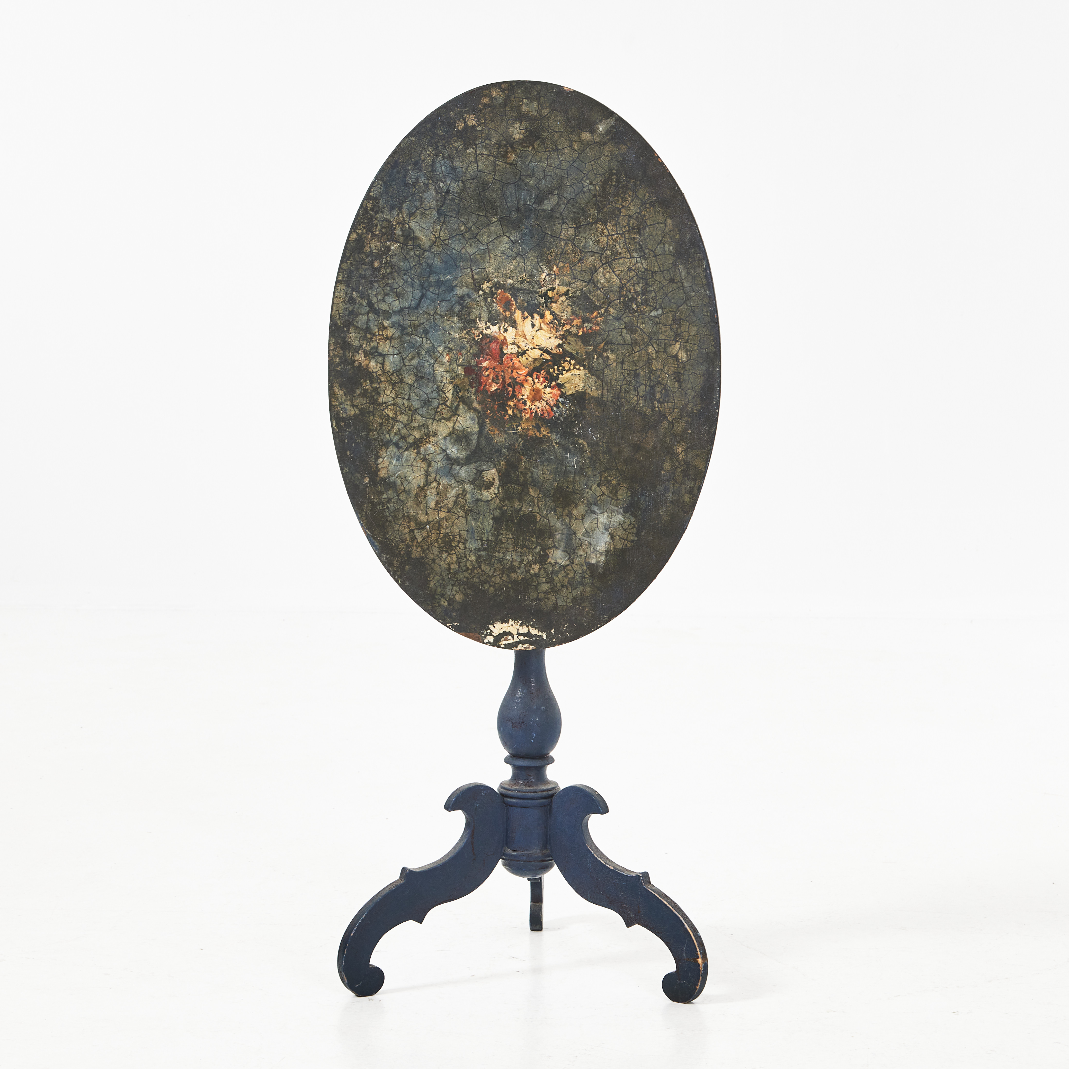 FÄLLBORD/PELARBORD, 1800-tal, bemålad.