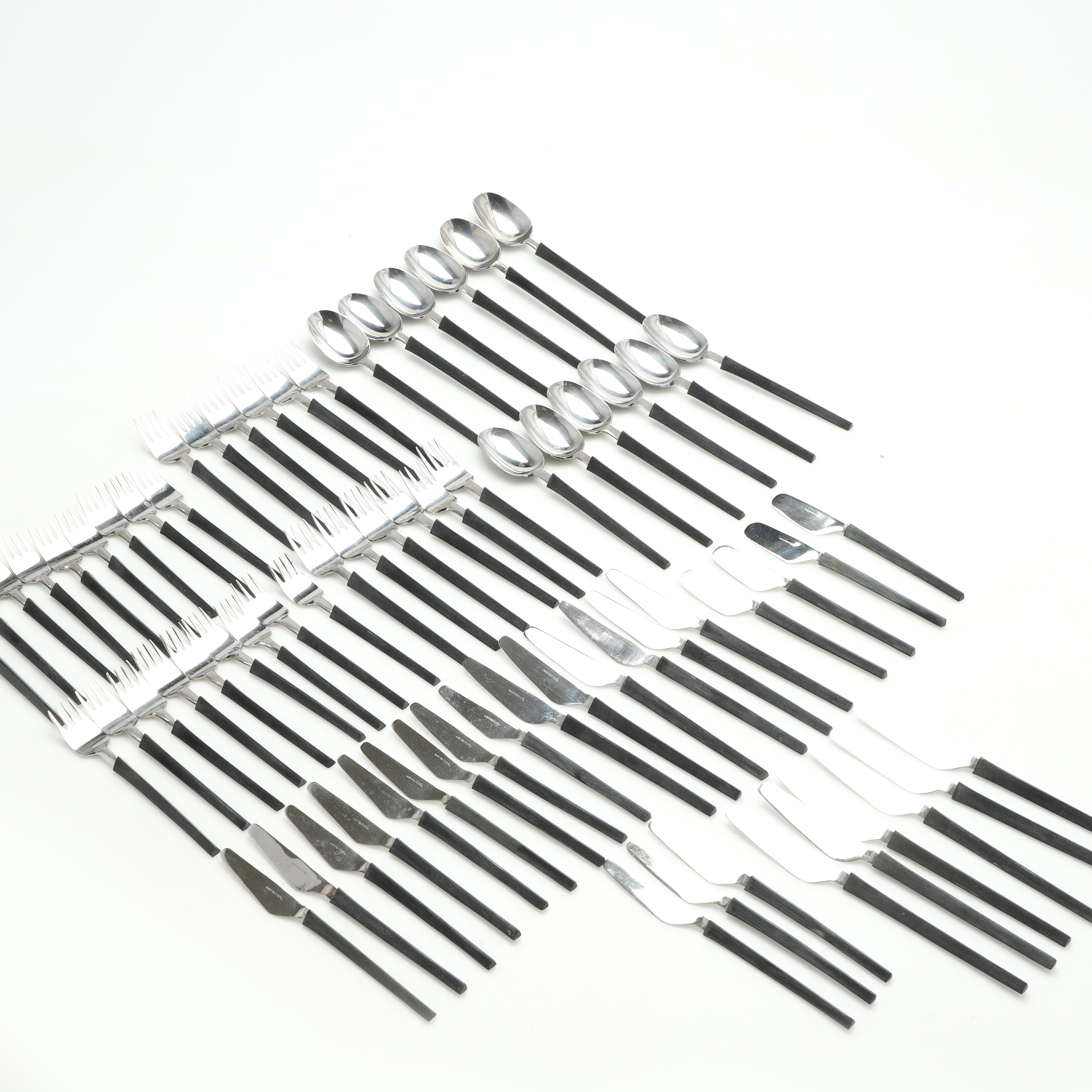 SIGVARD BERNADOTTE. Bestickuppsättning, 70 delar, "Triad", 1950/60-tal.