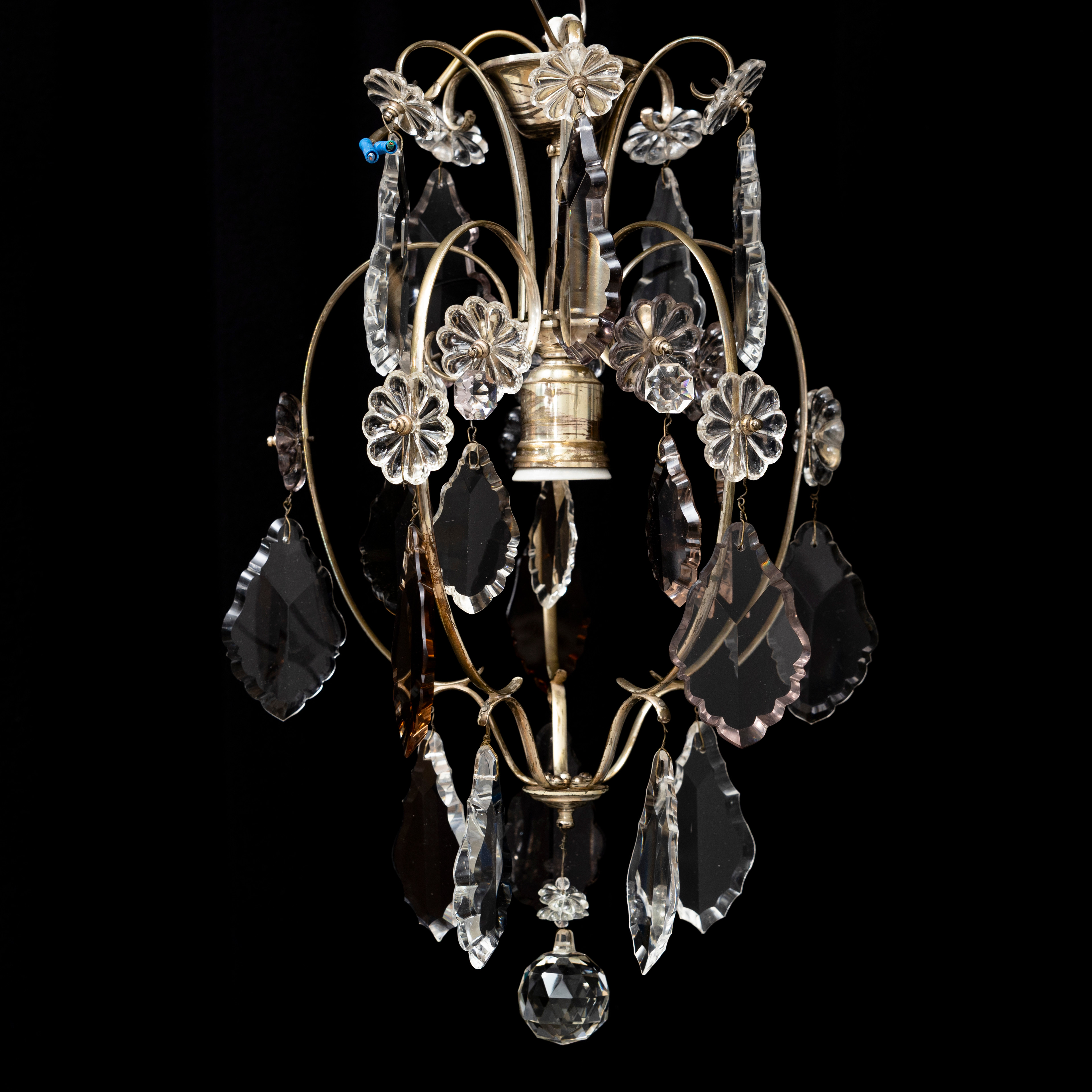 LJUSKRONA, 1900-talets första hälft. Höjd ca 48 cm.