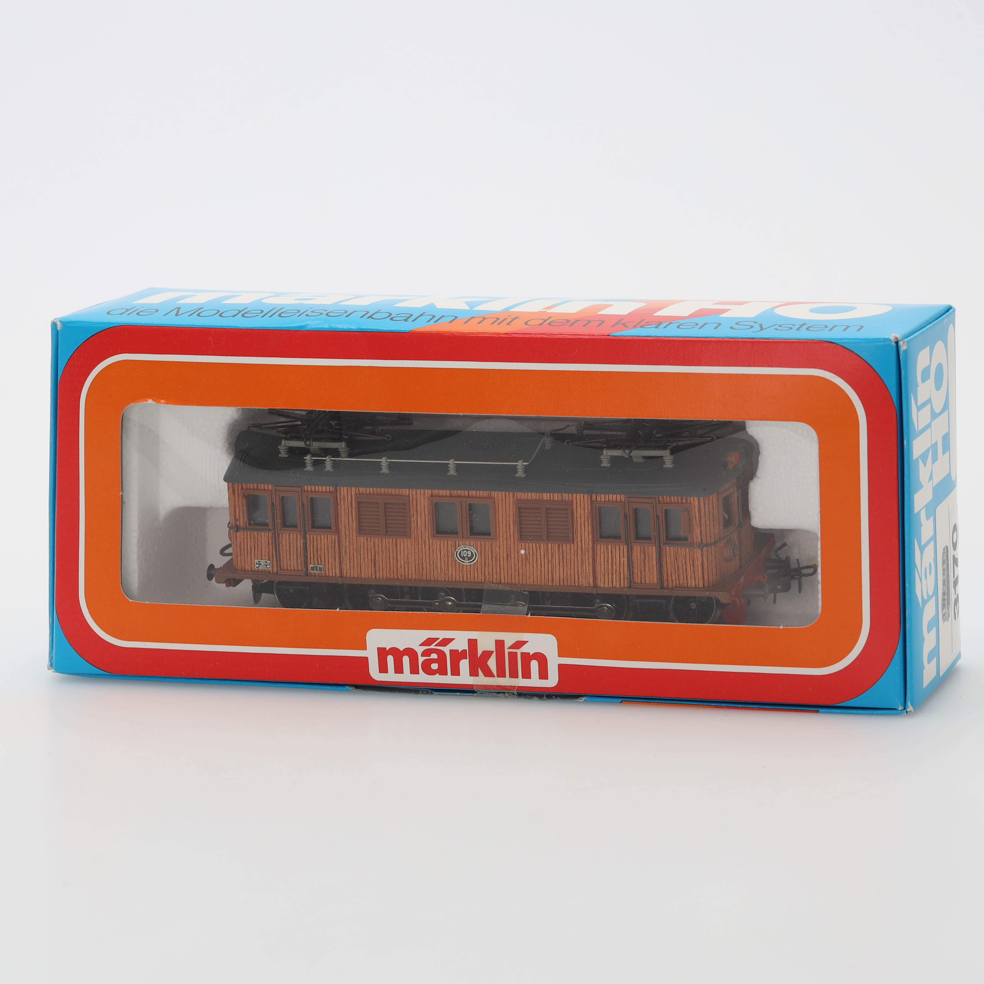 MODELLTÅG, modell 3170, D-loket 109, i originalkartong, Märklin.
