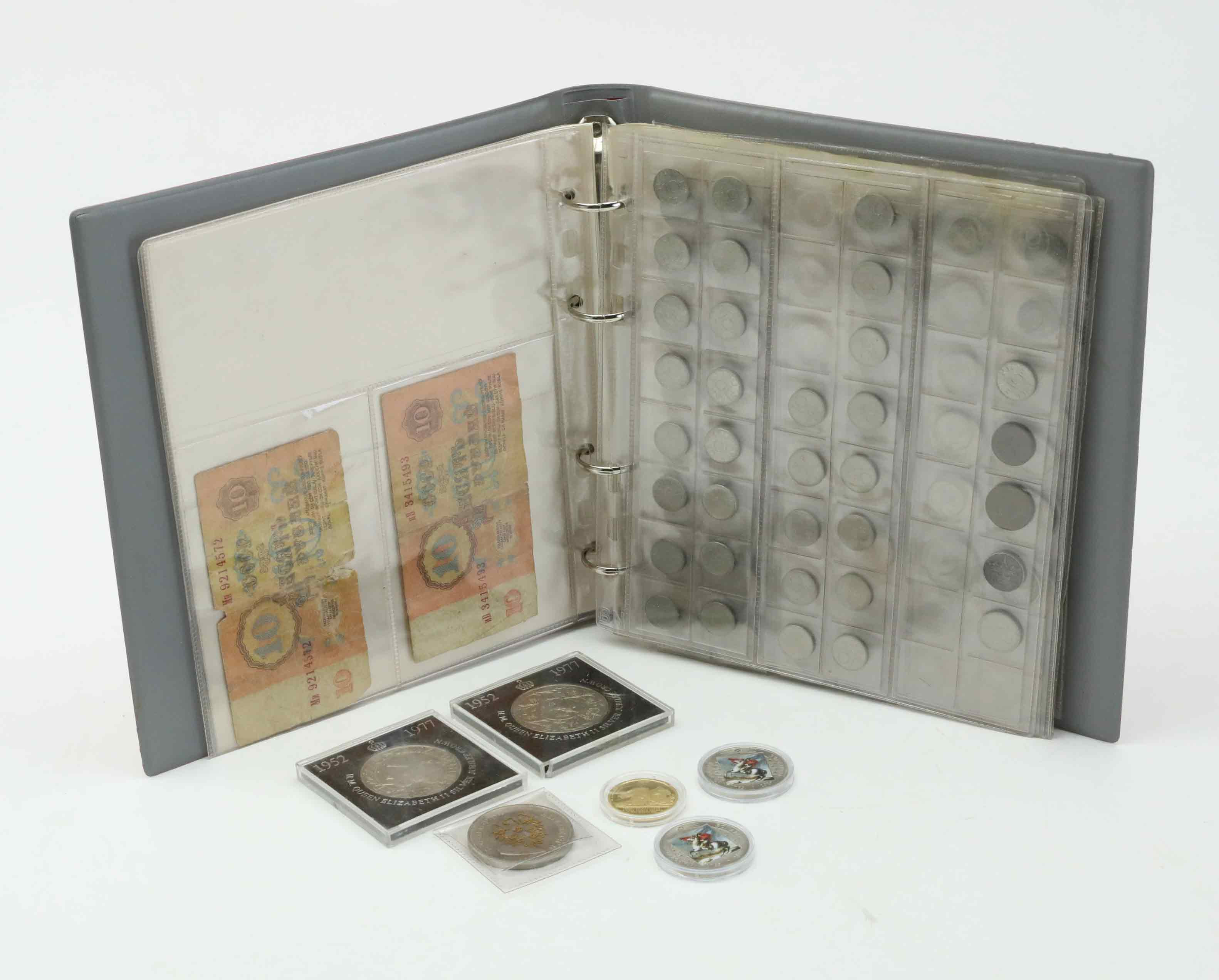 MYNT/MINNESMYNT, silver, koppar, nickel, m.m, 19/2000-tal.