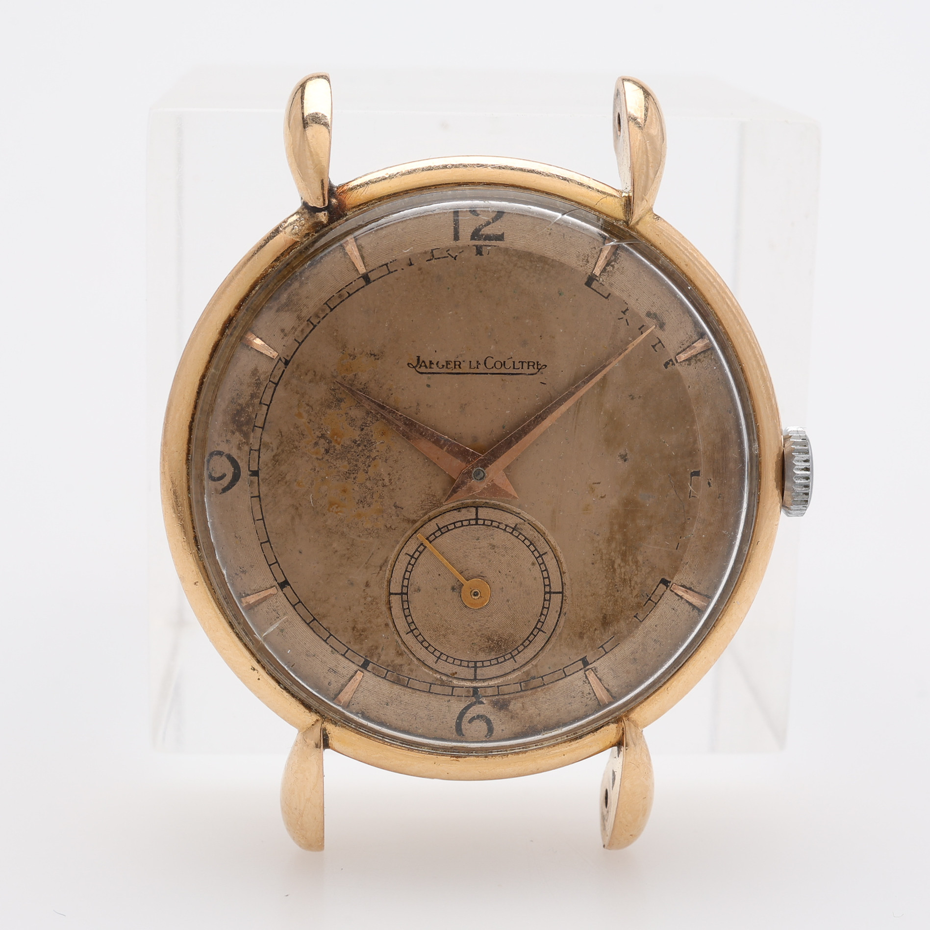 ARMBANDSUR, 18K GULD, JAEGER LE COULTRE, MANUELLT UPPDRAG.