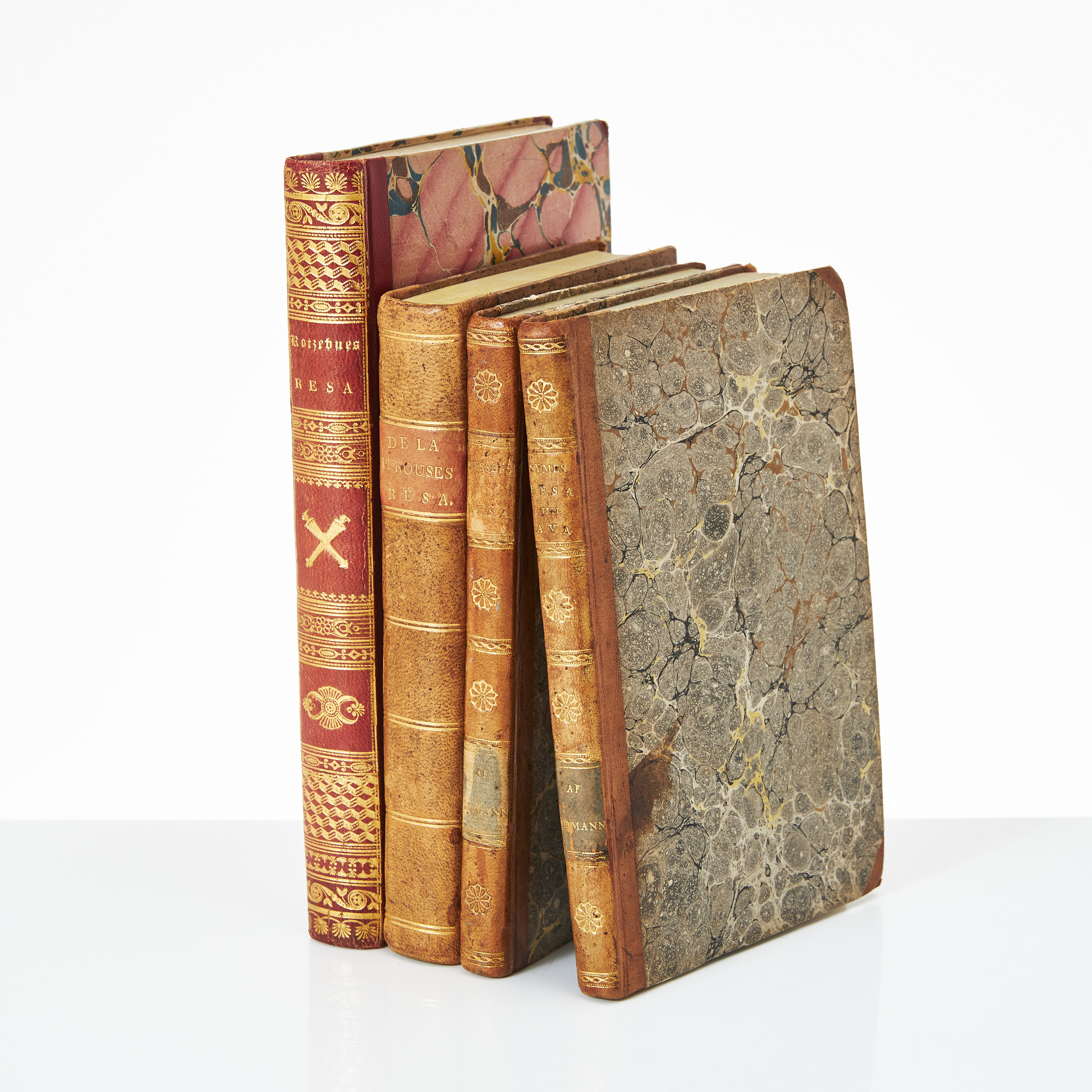 RESOR, 4 VOLYMER, 1793-1830, 4 volymer.