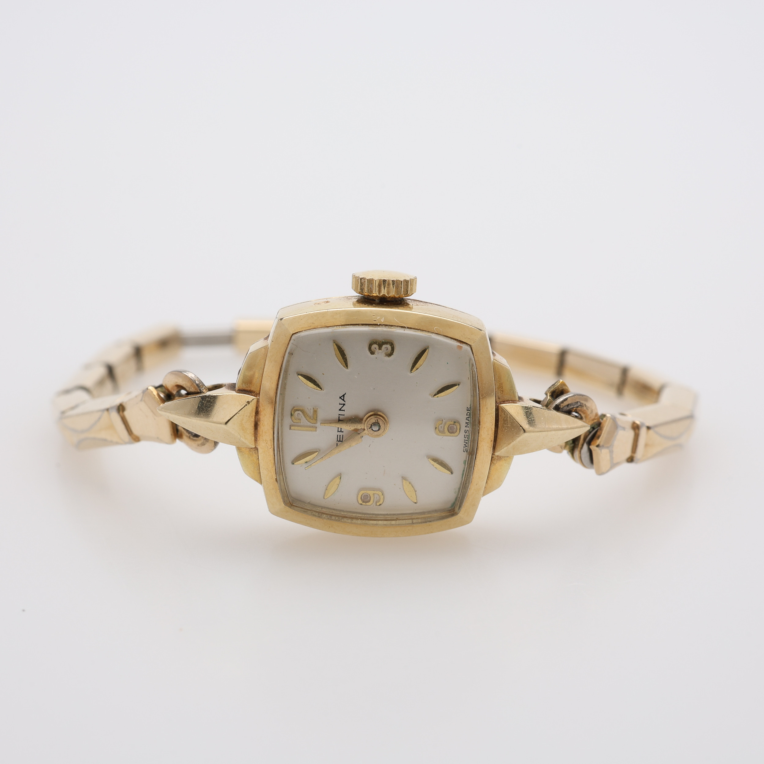 DAMARMBANDSUR CERTINA 14K, ARMBAND METALL.
