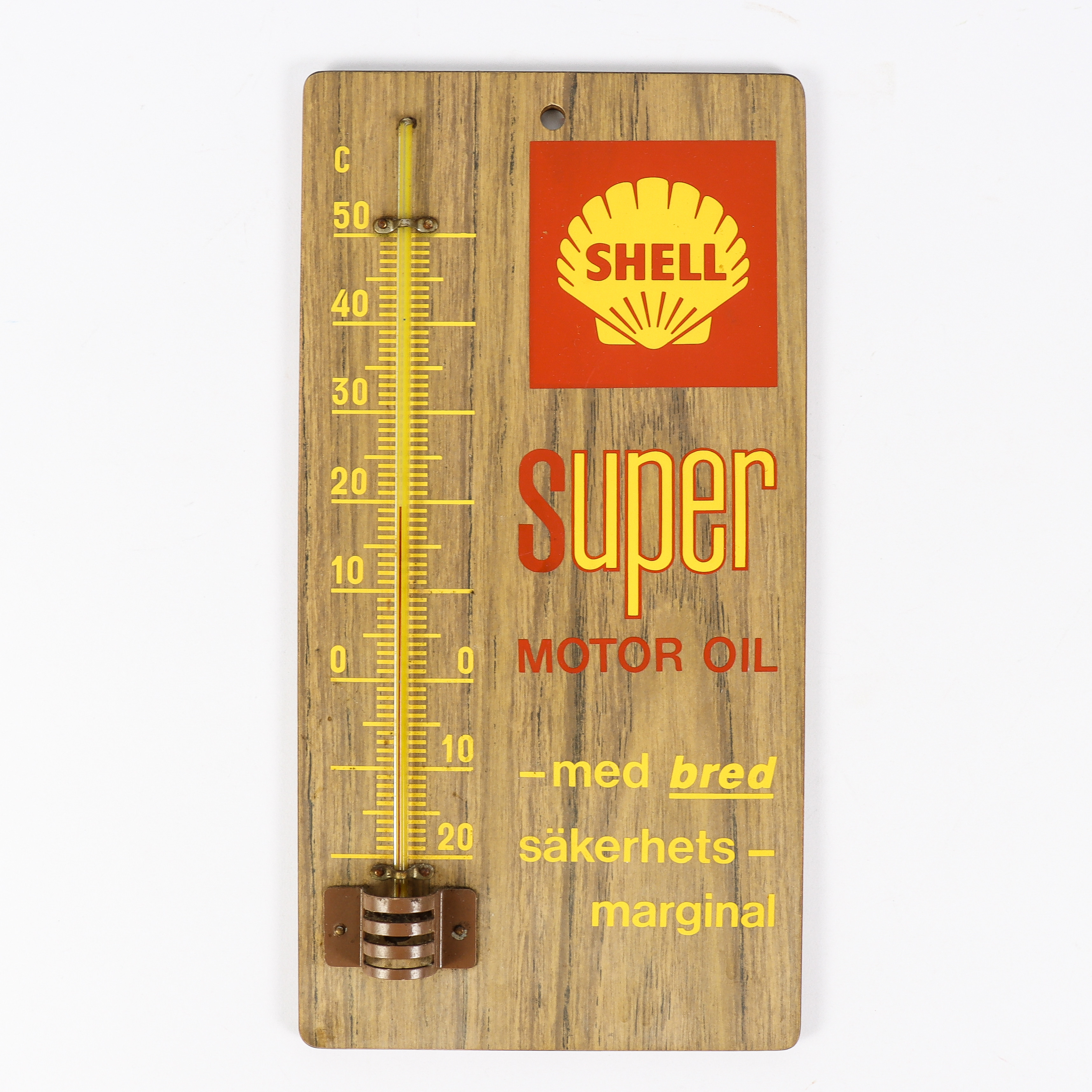 TERMOMETER Shell Super Motor Oil, 1900-tal.