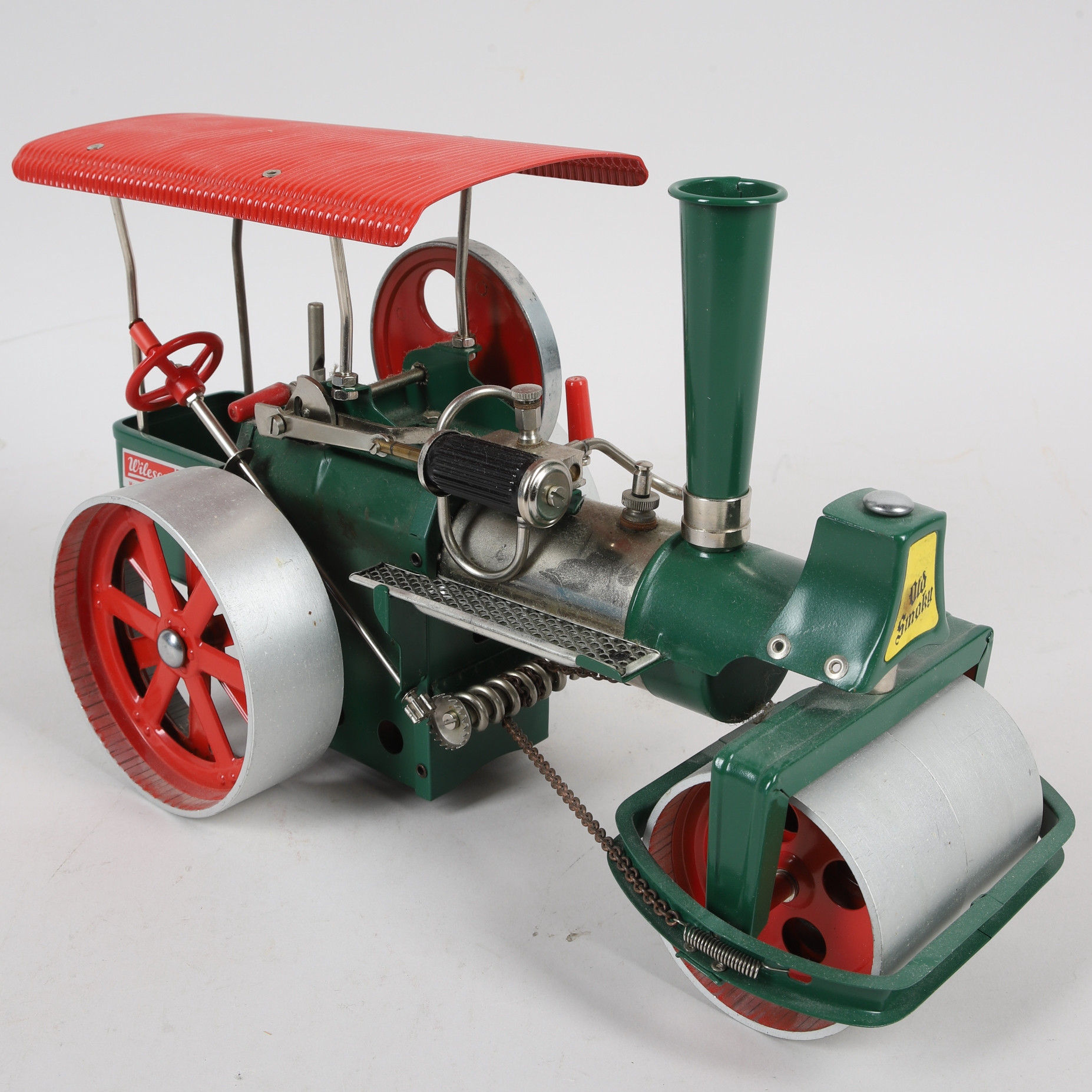 ÅNGVÄLT, "Old Smokey" D36, plåt & plast, Wilesco, Västtyskland.