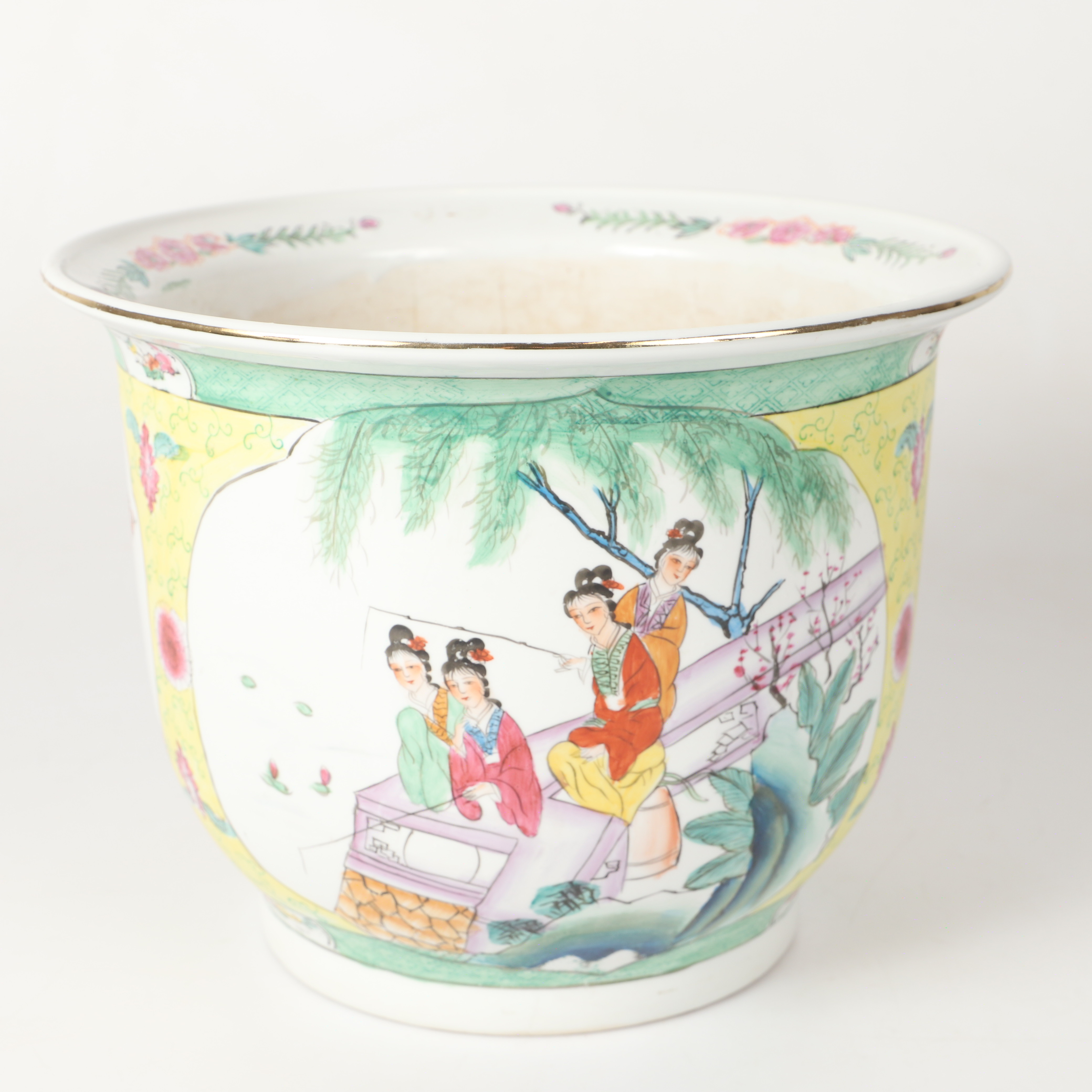 PLANTERINGSKRUKA, porslin, Kina, 1900-tal.