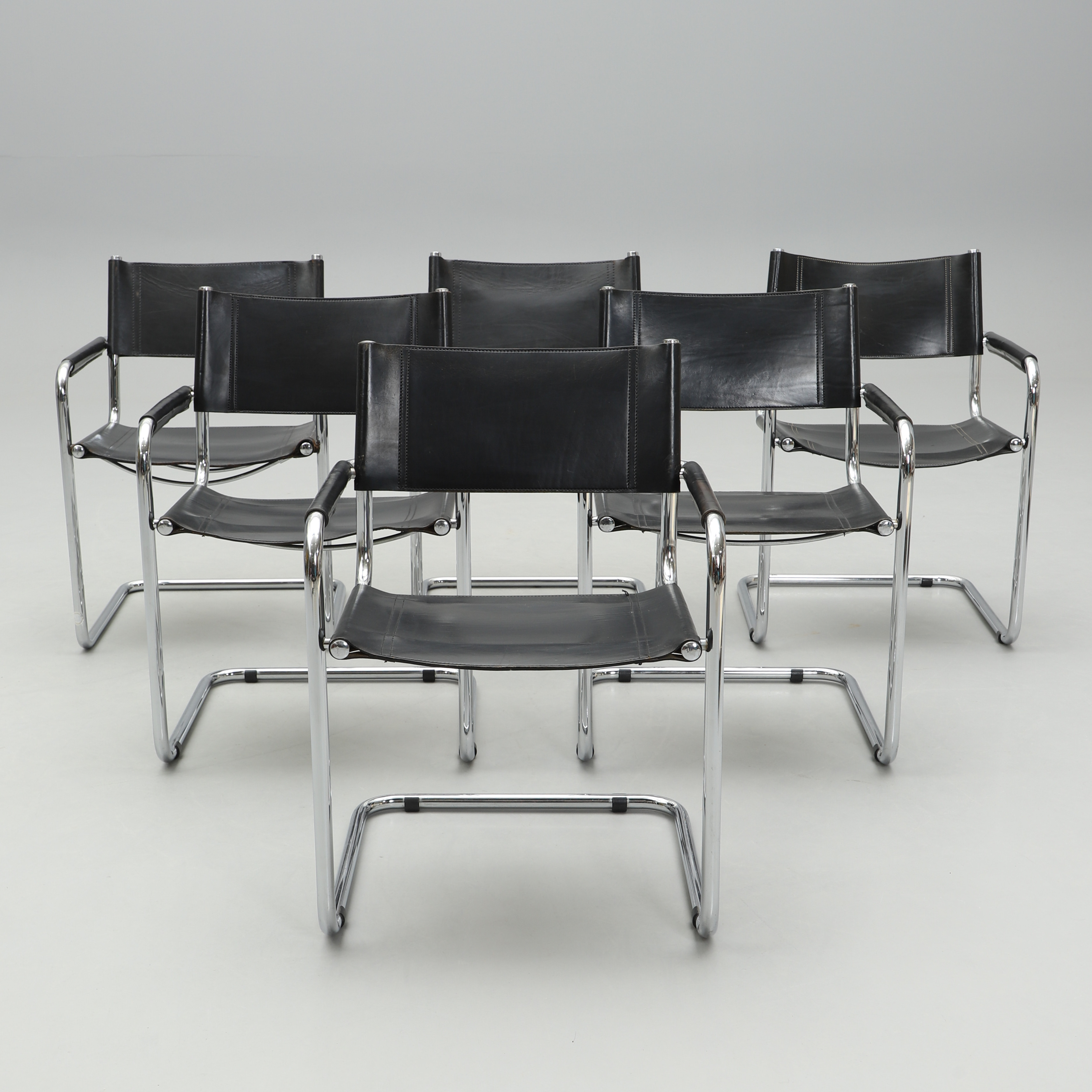 KARMSTOLAR, 6 st, funkisstil, 1900-talets senare del.