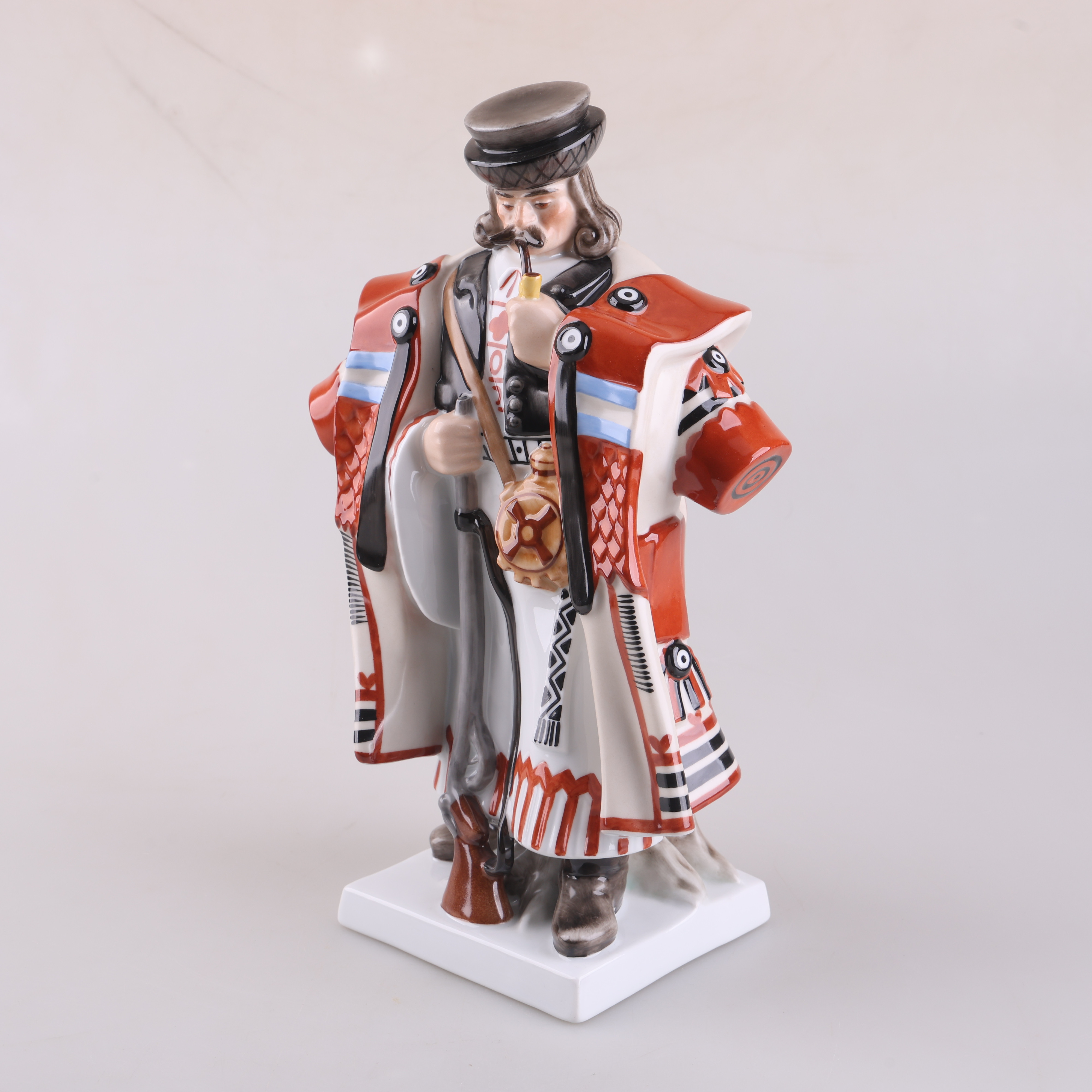 FIGURIN, porslin, "The Brigard of Bakeny Woods", Herend, Ungern.