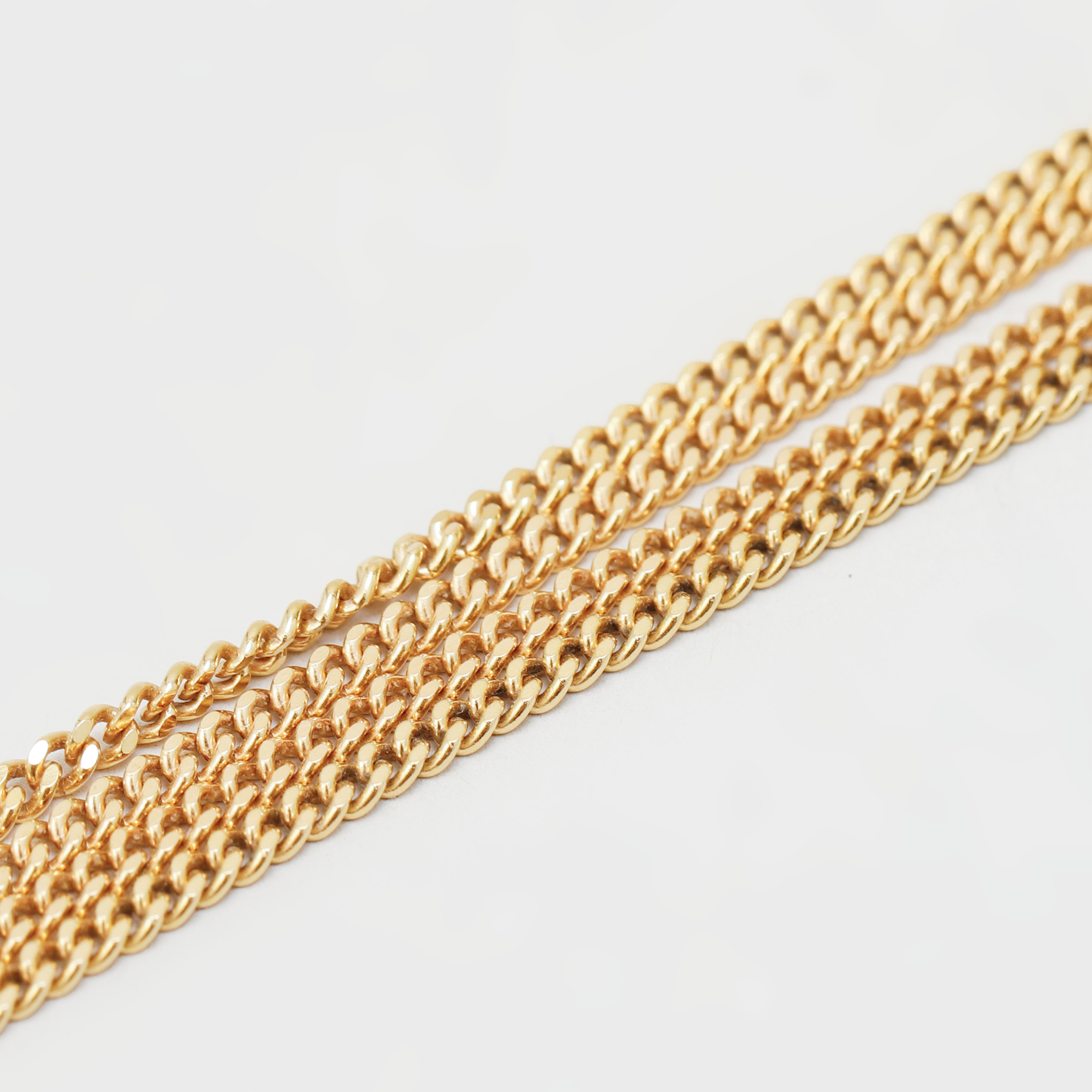 HALSKEDJA, 18k guld. Vikt ca 8,5 g.