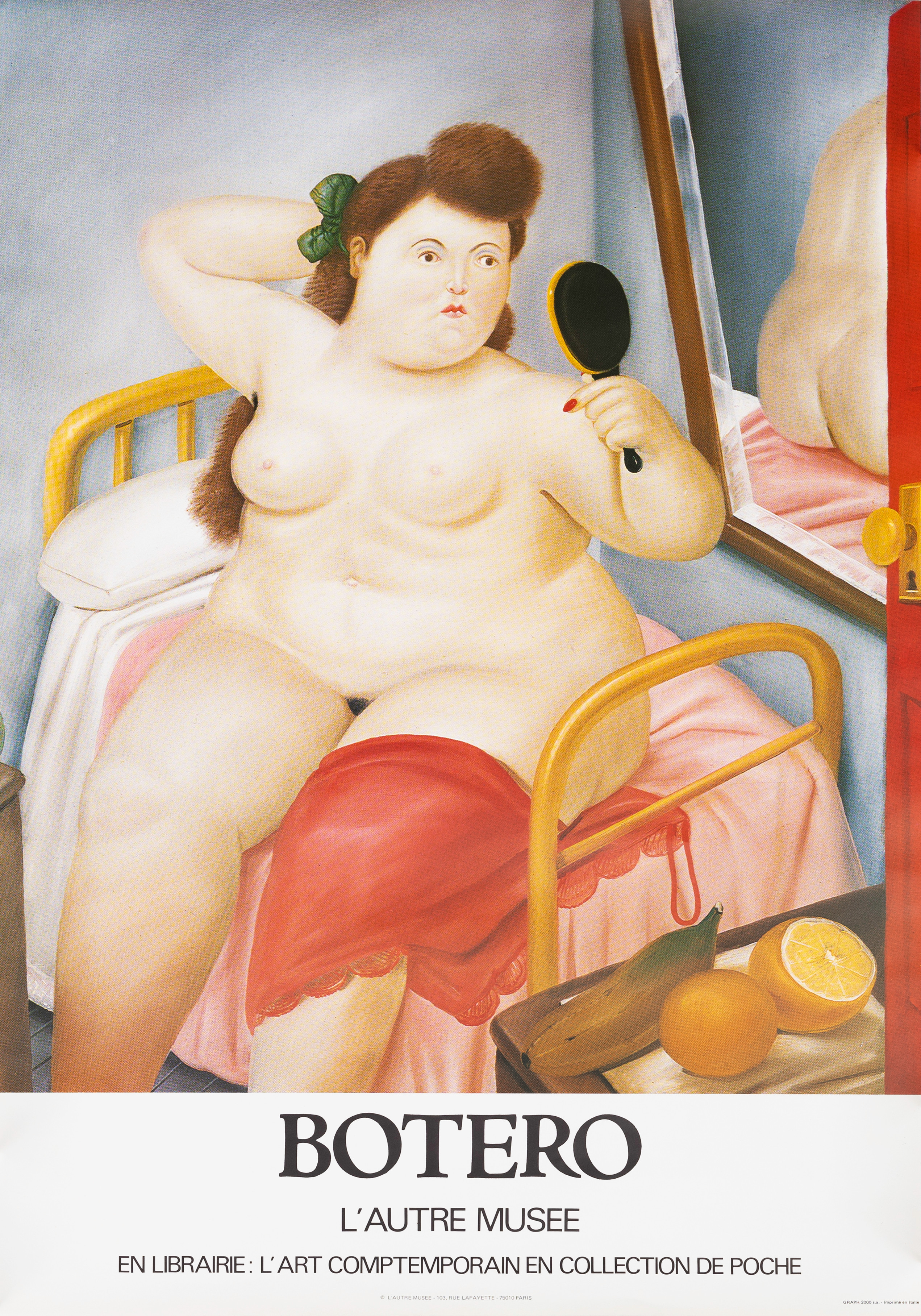 FERNANDO BOTERO. efter, Utställningsaffisch, L´autre musee.