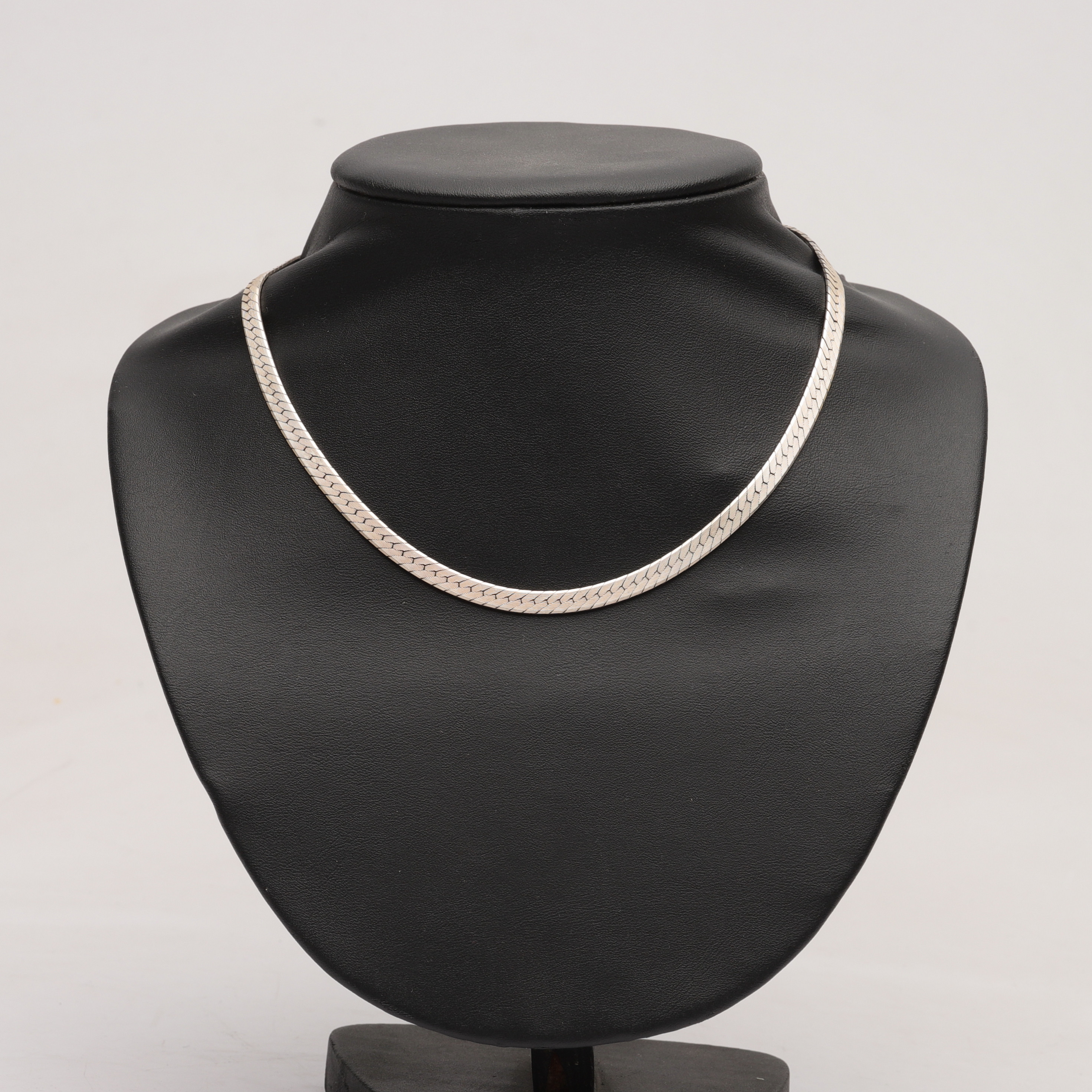 COLLIER, sterlingsilver, kedja.