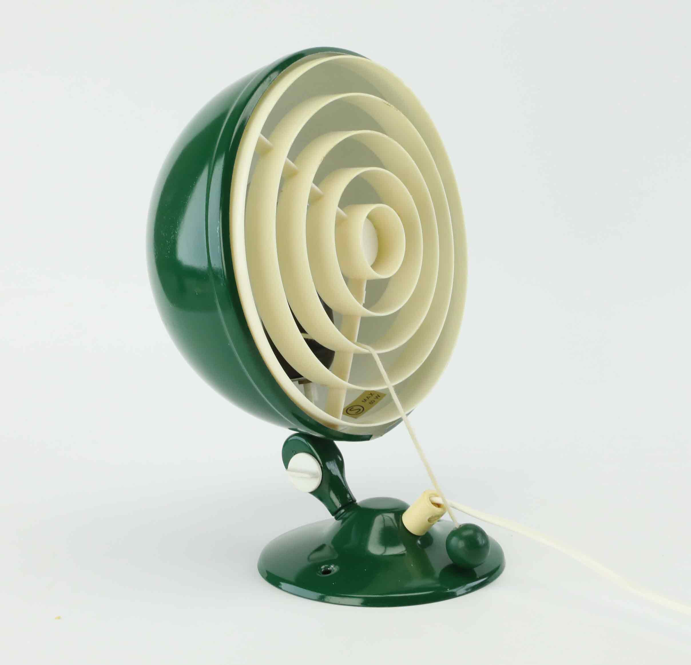 VÄGGLAMPA, "Elit", metall/plast, Knud Christensen Agentur, Randers, Danmark, 1970-tal.