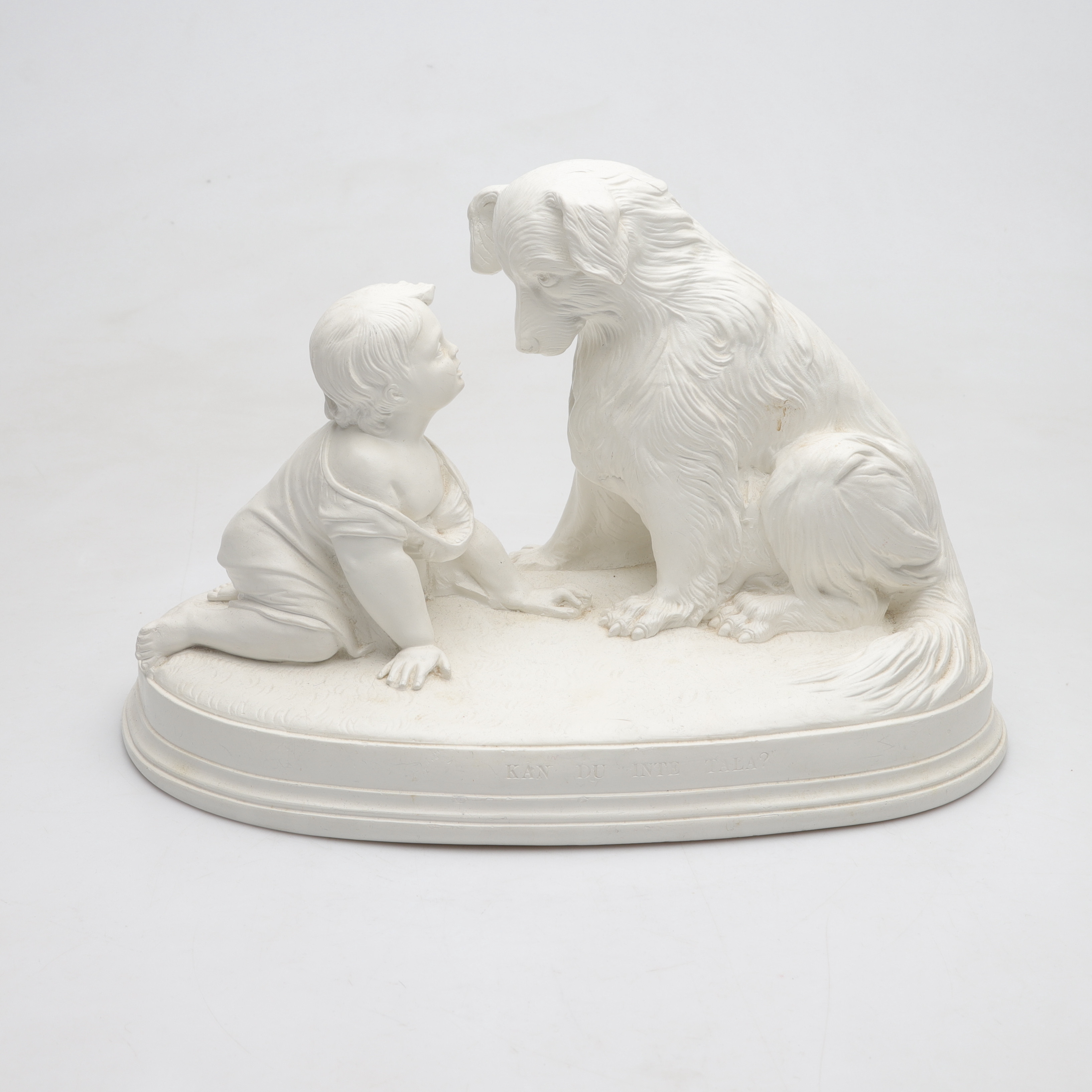 FIGURIN, konstmassa, "Kan du inte tala?", 1900-talets andra hälft.