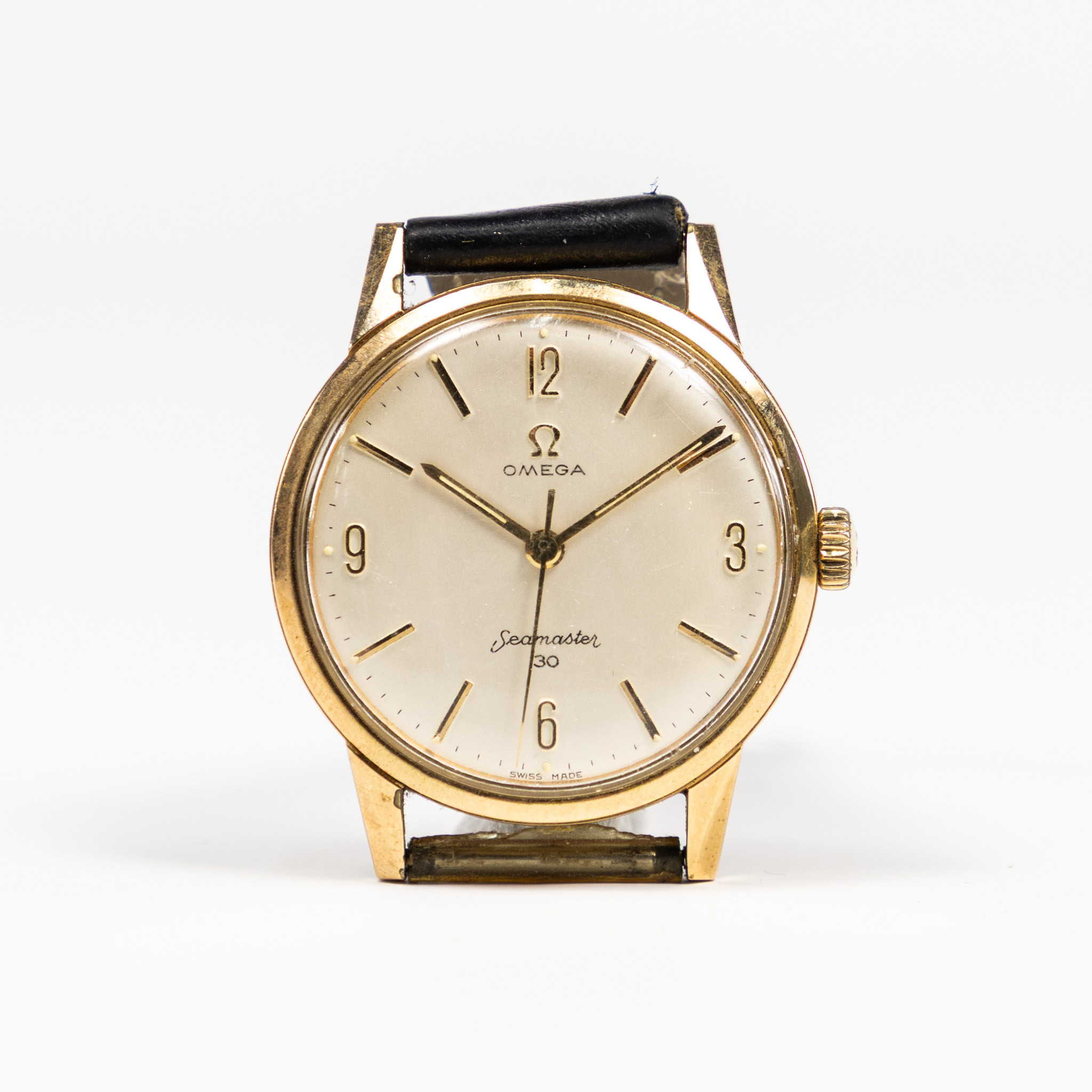OMEGA. Seamaster 30, 35 mm, guld på stål, 1962.