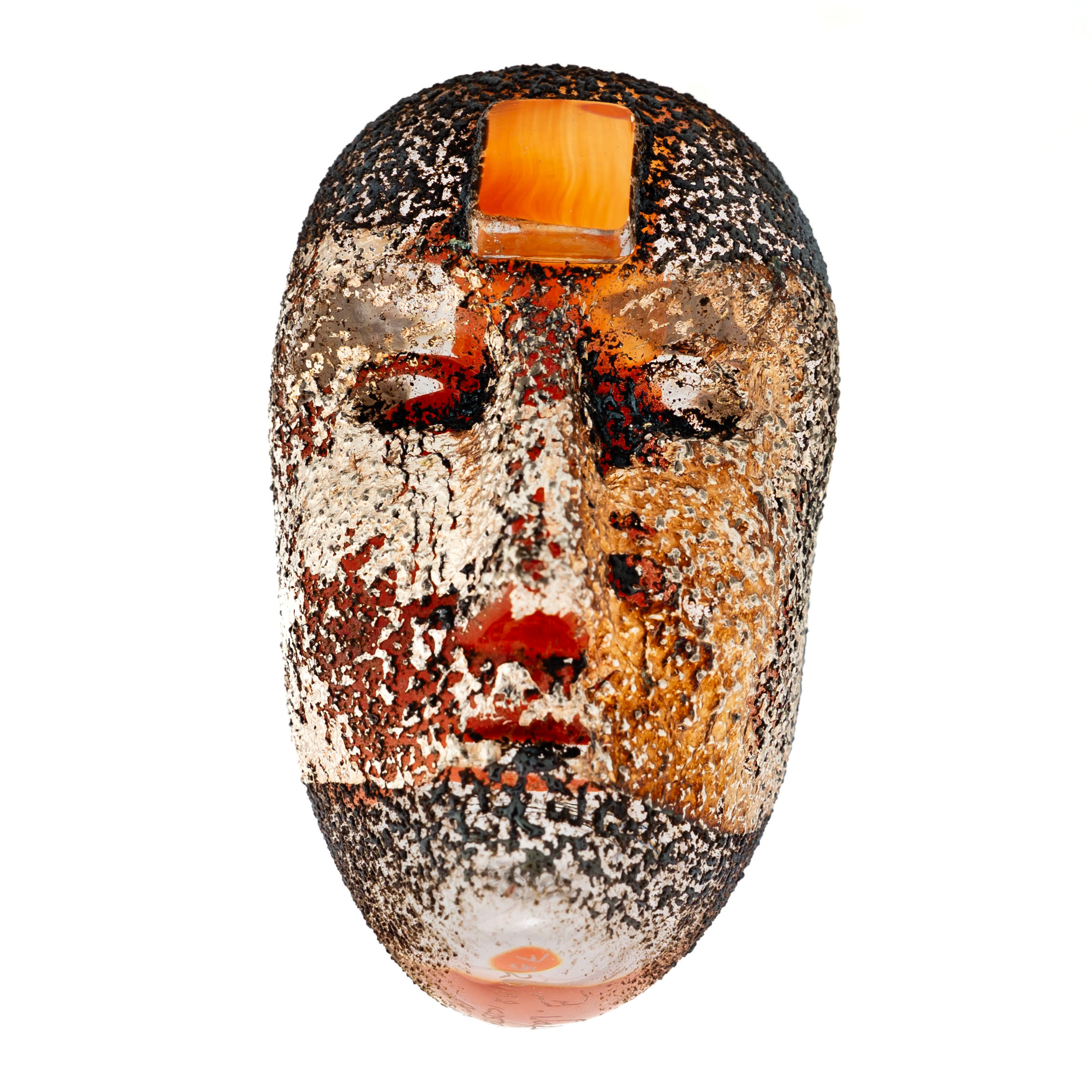 BERTIL VALLIEN. Skulptur "Brains". Kosta Boda, glas. Signerat.