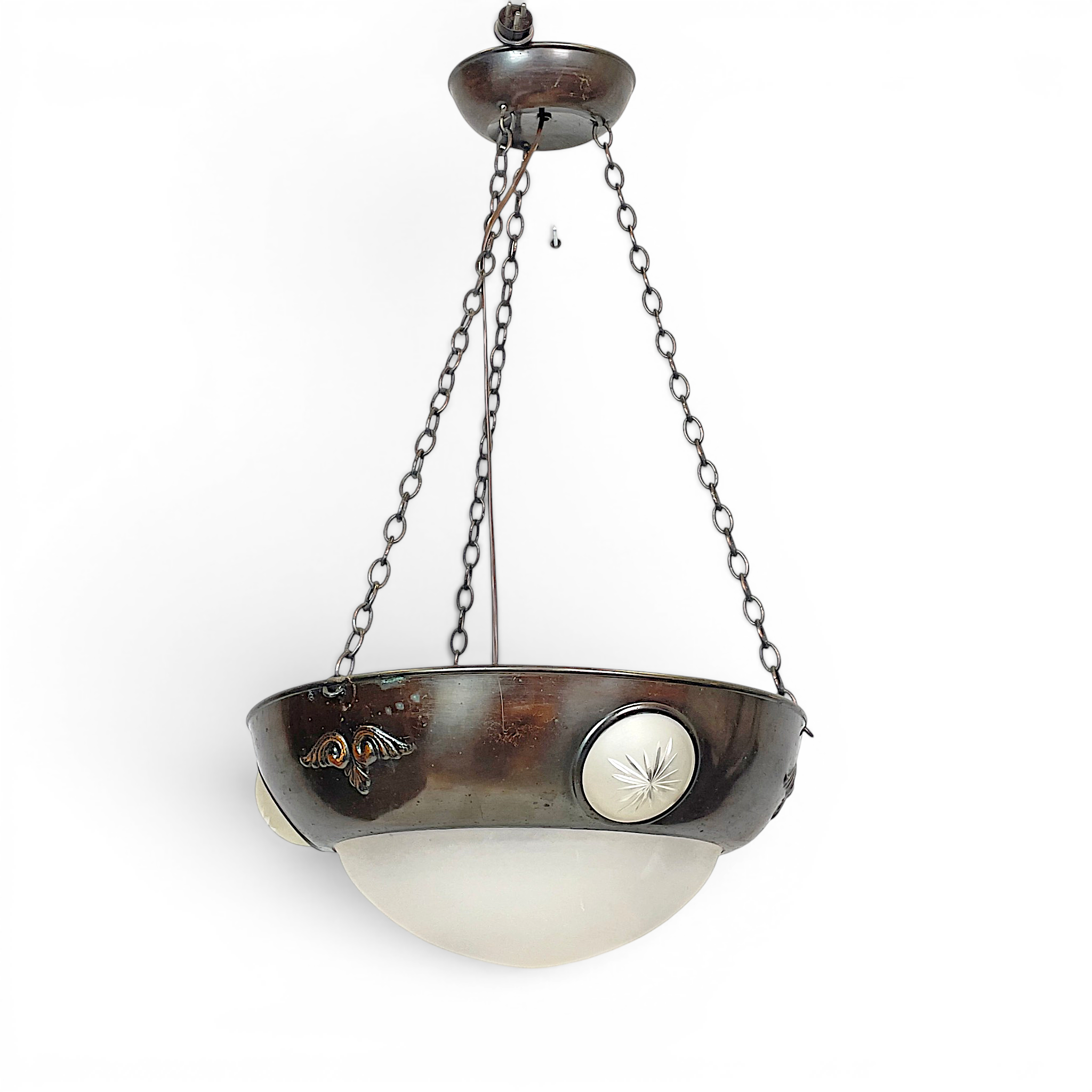 TAKLAMPA. Jugend, koppar & glas, 1900-talets första del.