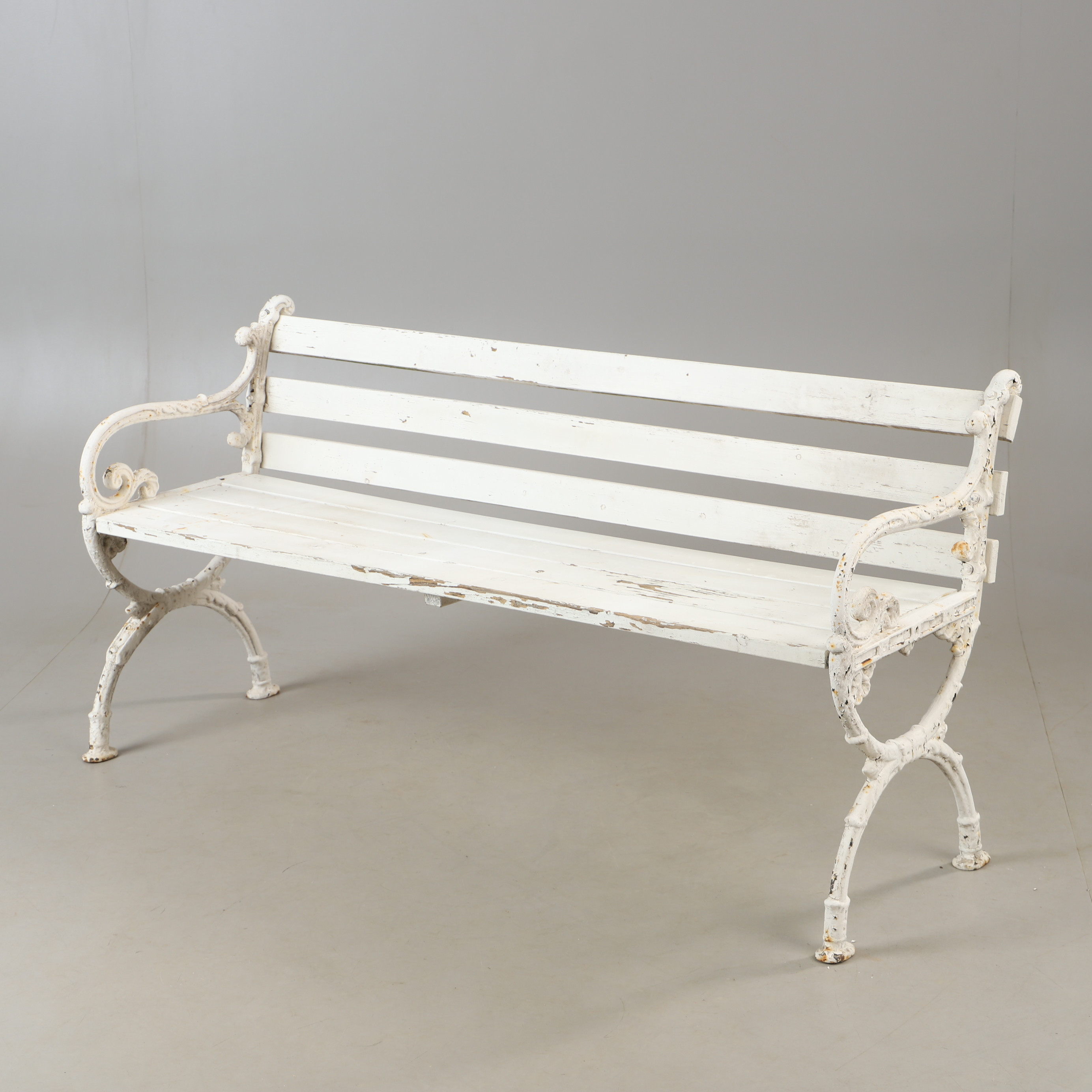 TRÄDGÅRDSBÄNK, gjutjärn, 1900-tal.