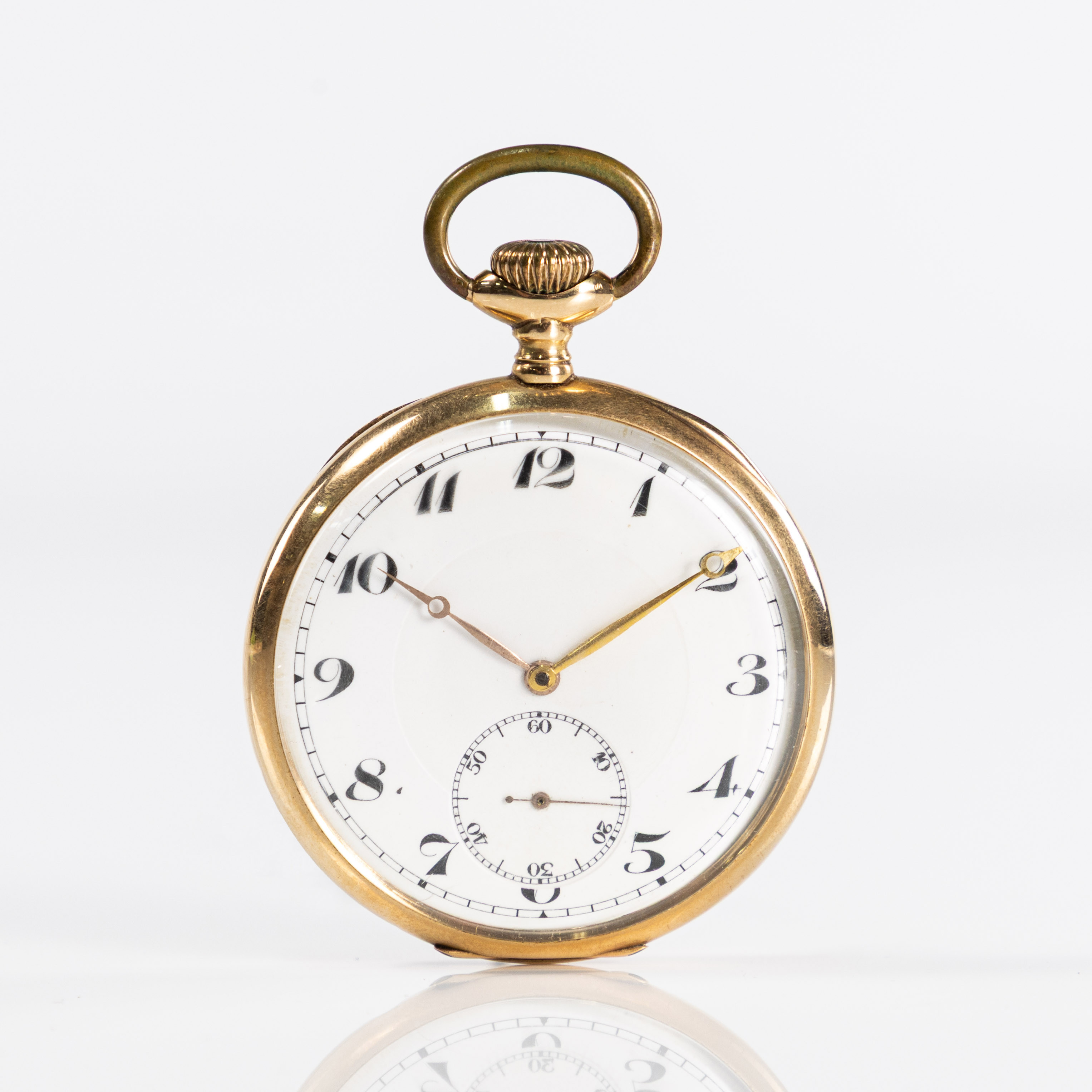 FICKUR, 52 mm, 14k guld, tidigt 1900-tal.