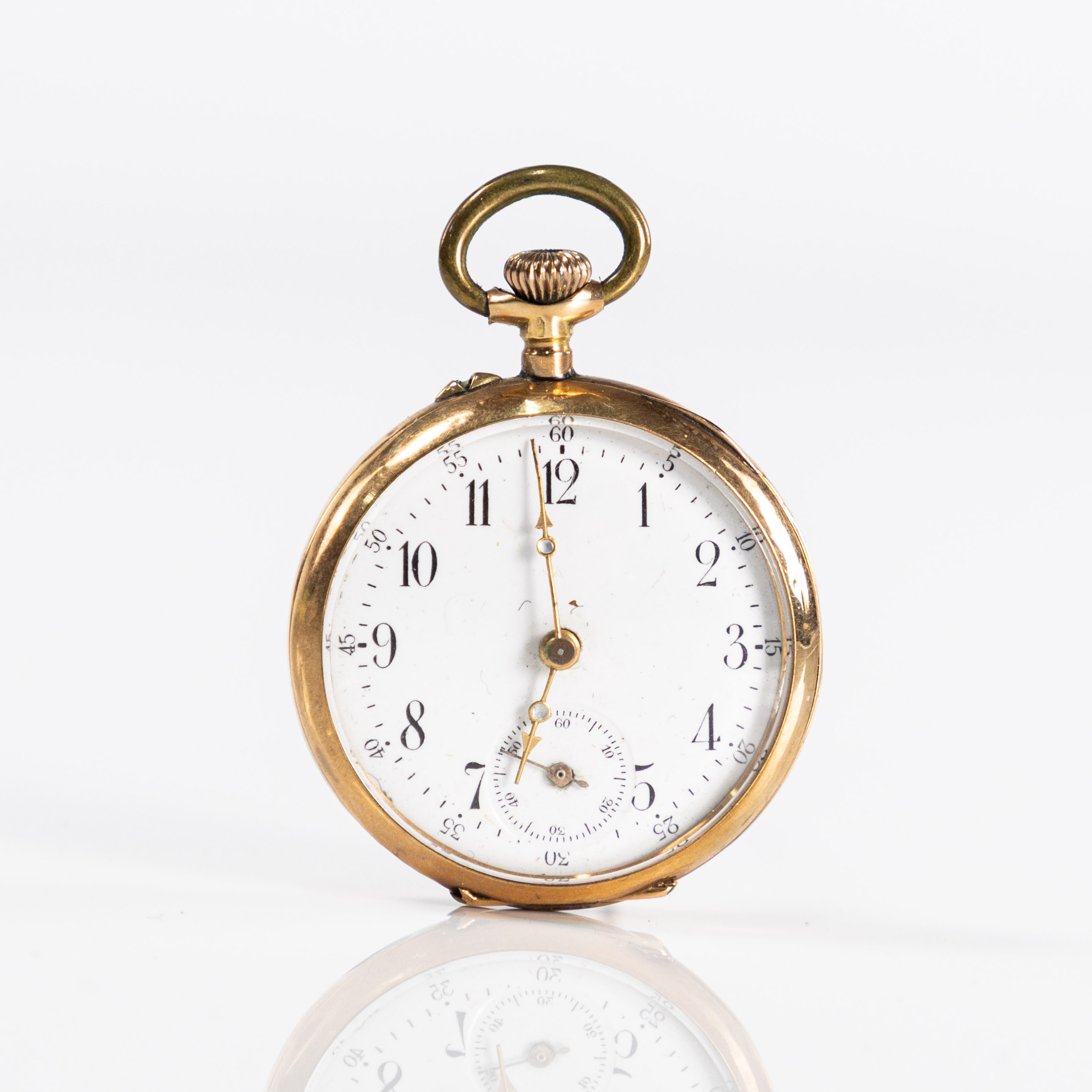 FICKUR, 34 mm, 14k guld, tidigt 1900-tal.