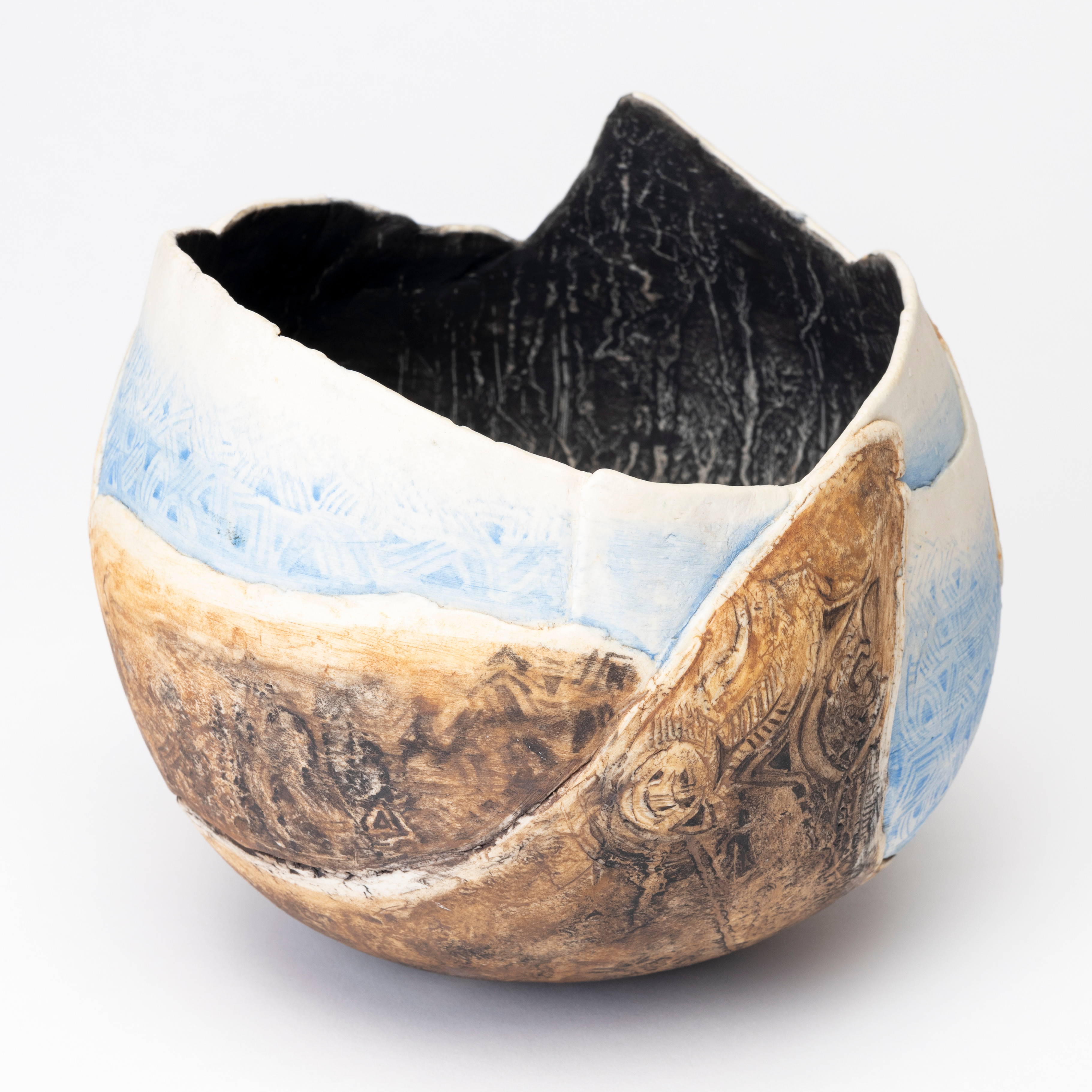 ULLA VIOTTI (1933-2025). Skulptur, stengods, signerad, 1900-talets andra hälft.