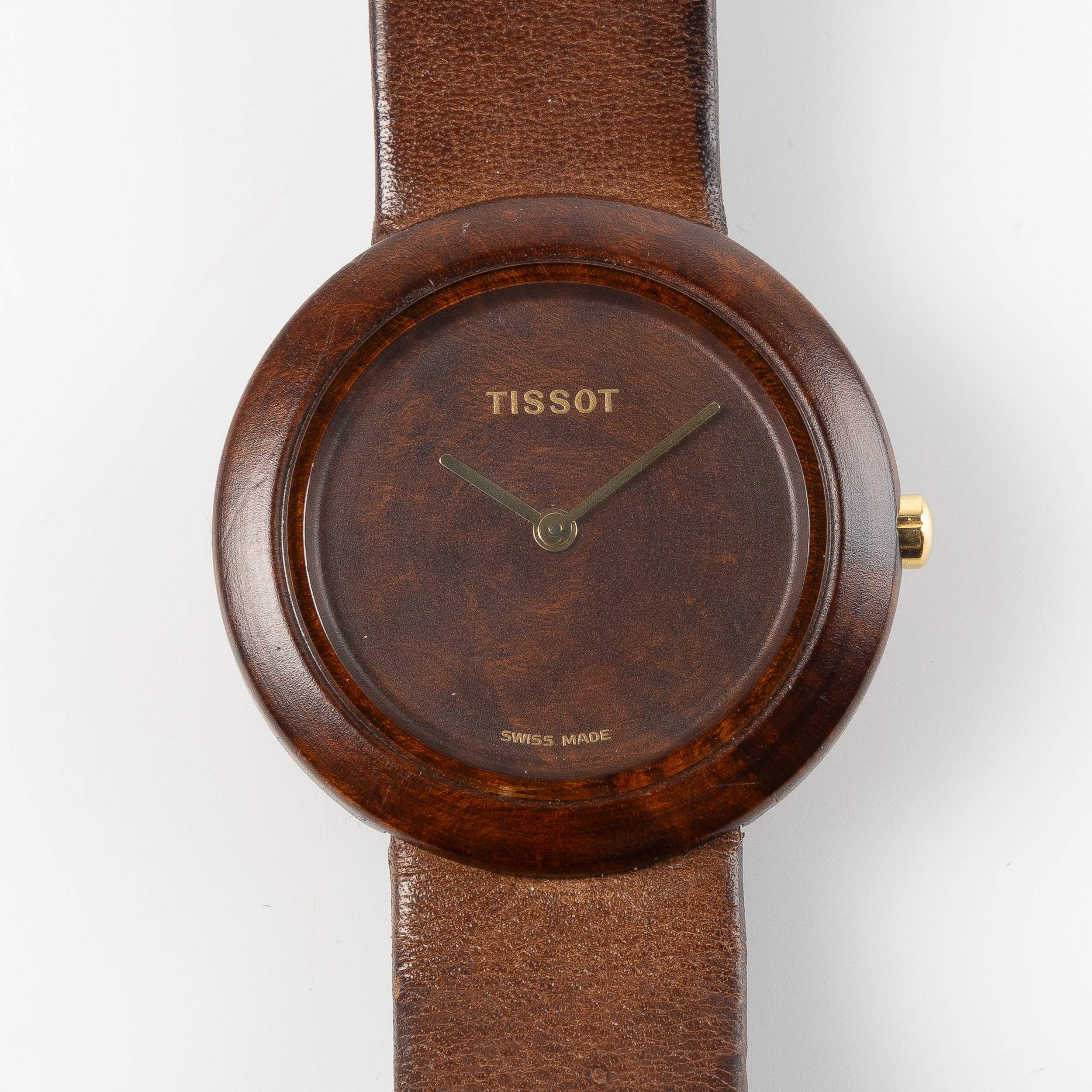 TISSOT, "Wood", armbandsur, trä, 32 mm, ca 1990.